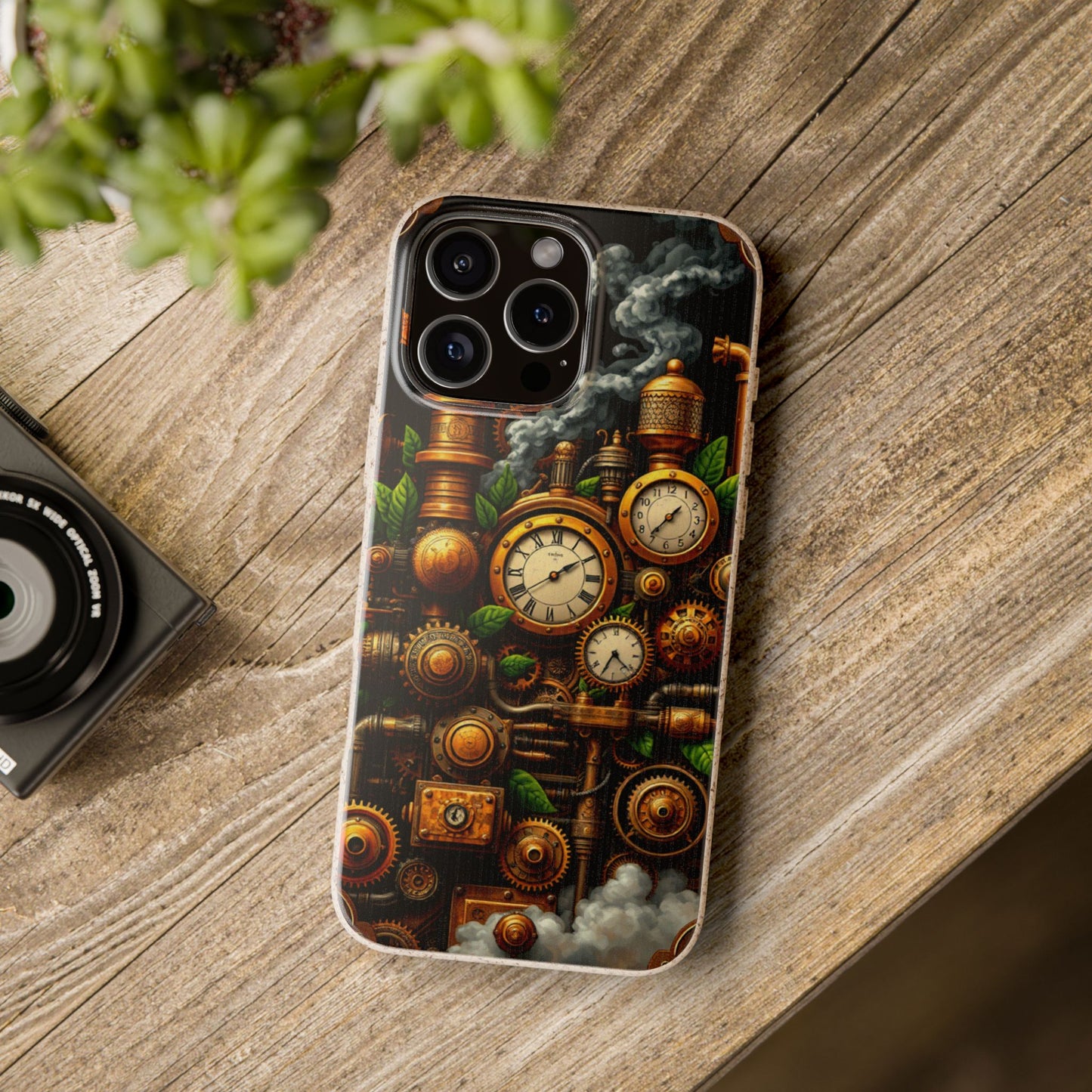Steampunk Signal • Apple iPhone 16 Eco-Friendly Phone Case