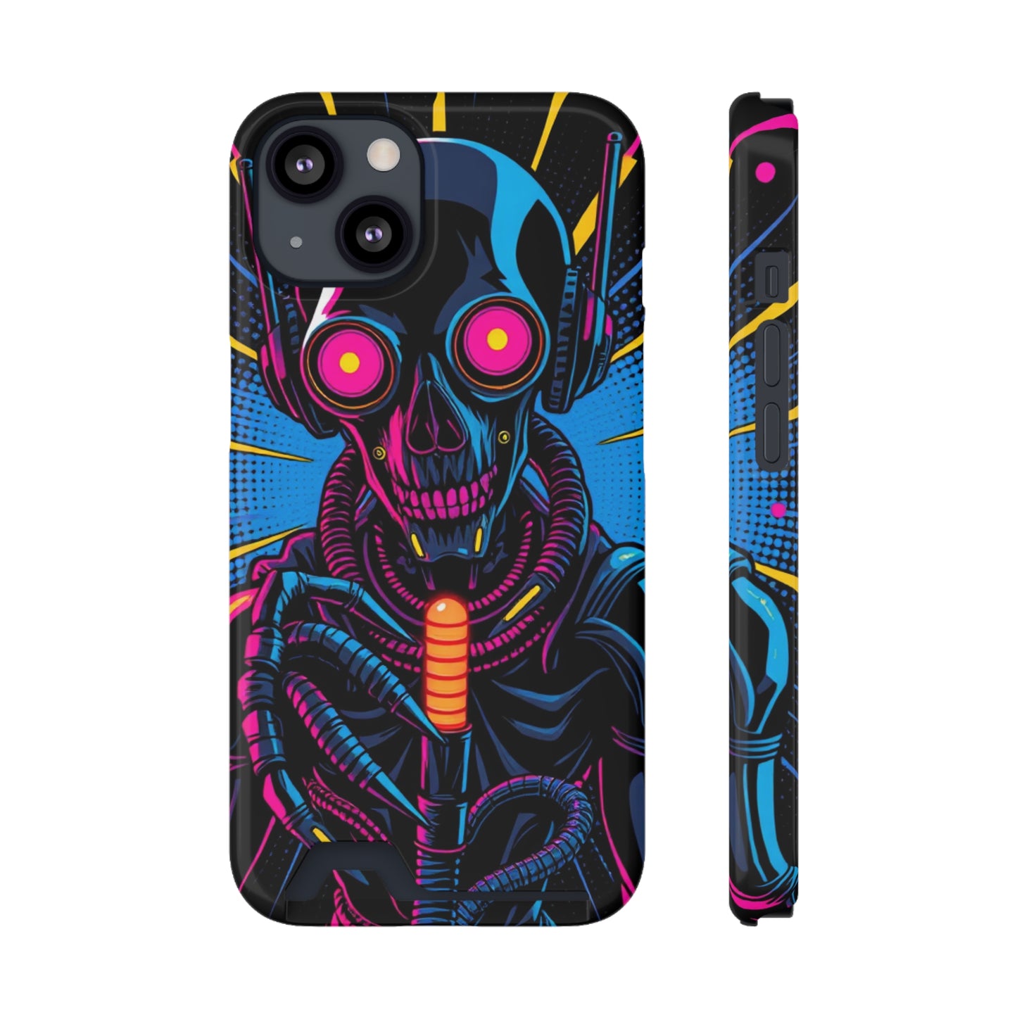 Neon Reaper • Apple iPhone 13 • MagSafe® Tough Case with Card Holder