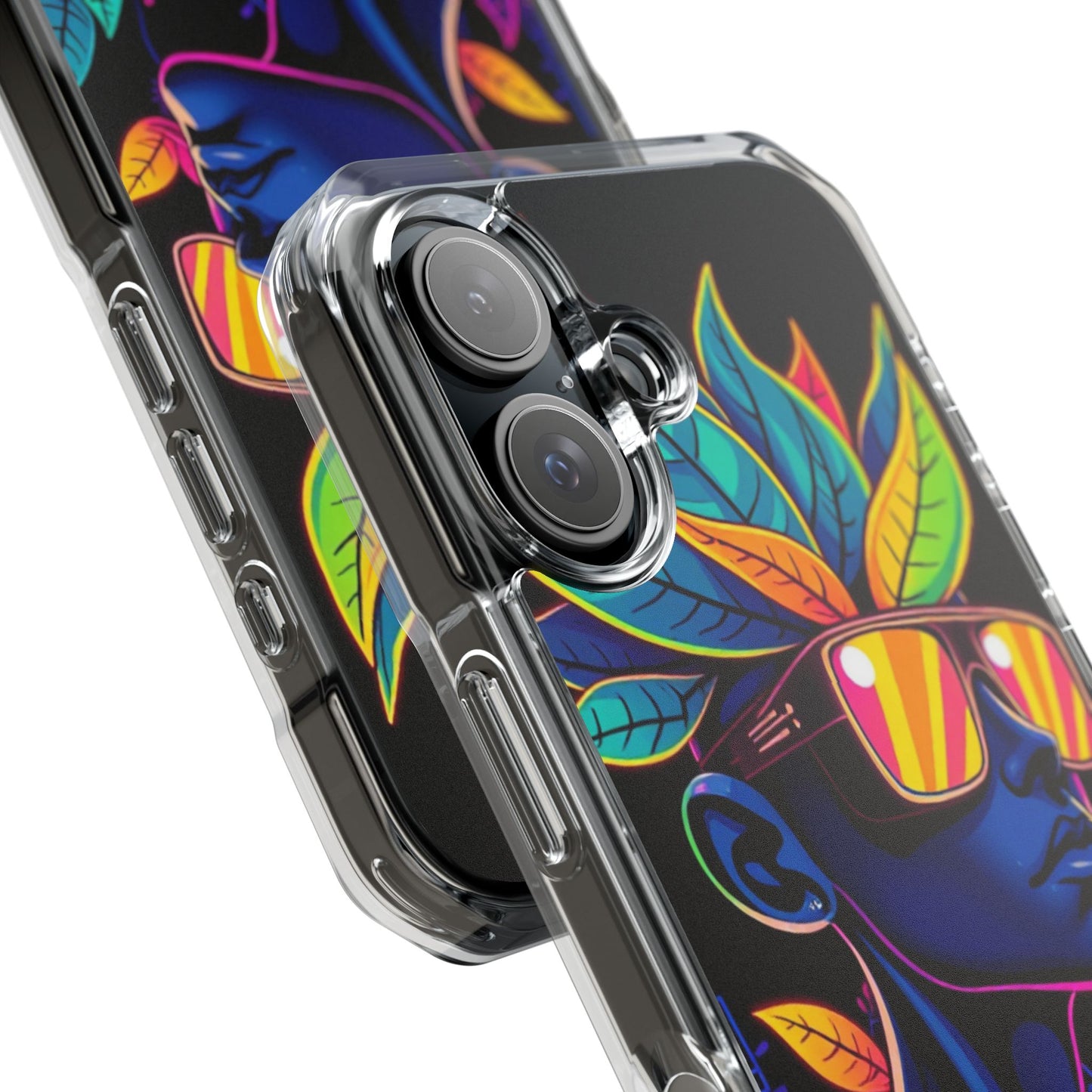 Neon Punk • Apple iPhone 16 • MagSafe® Clear Case