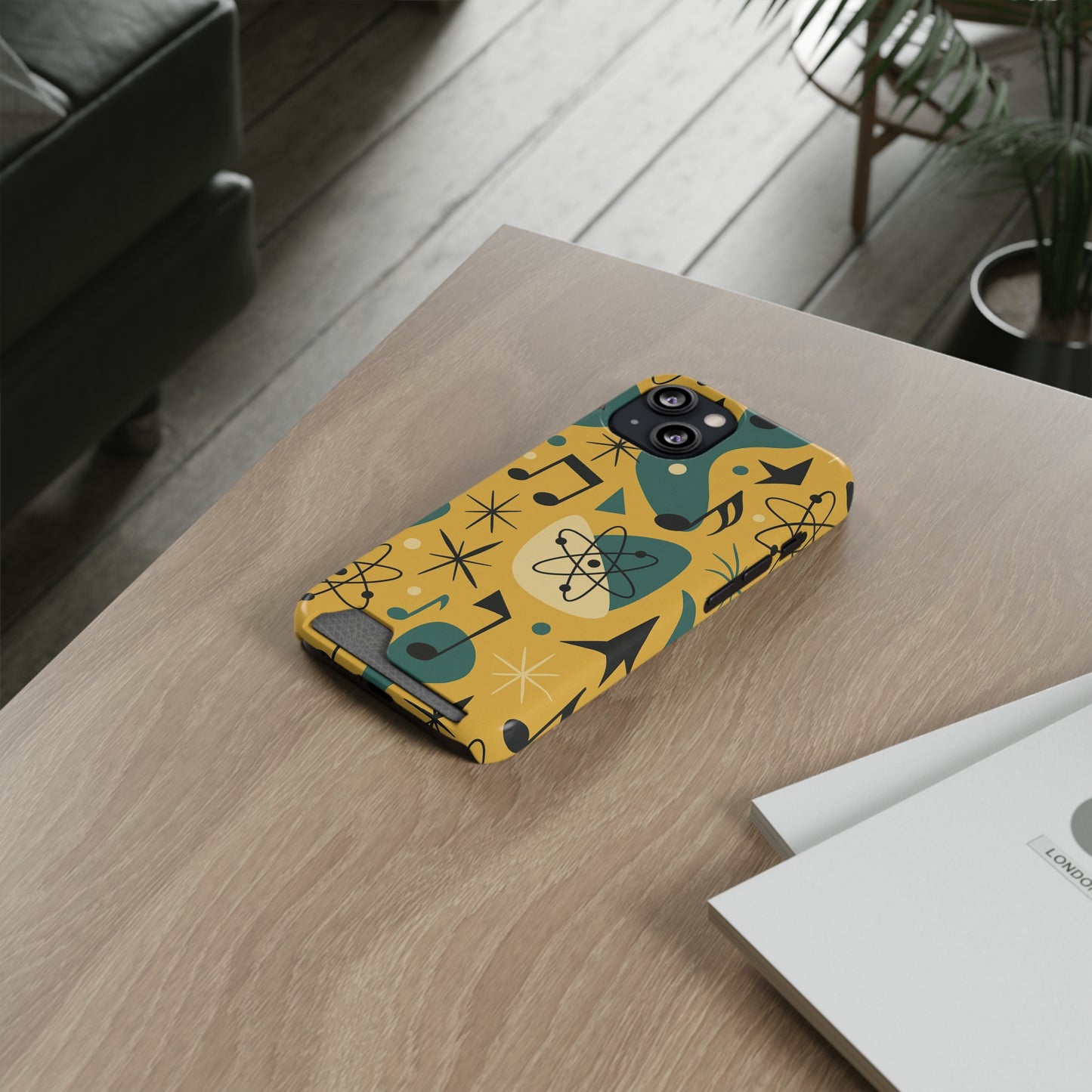 Atomic Picnic • Apple iPhone 13 • MagSafe® Tough Case with Card Holder
