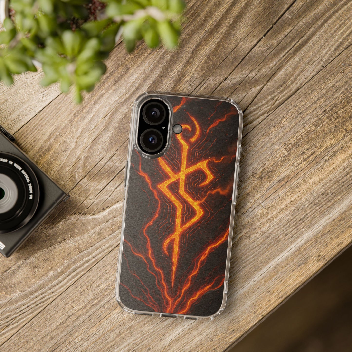 Molten Glyph • Apple iPhone 16 • Clear Case