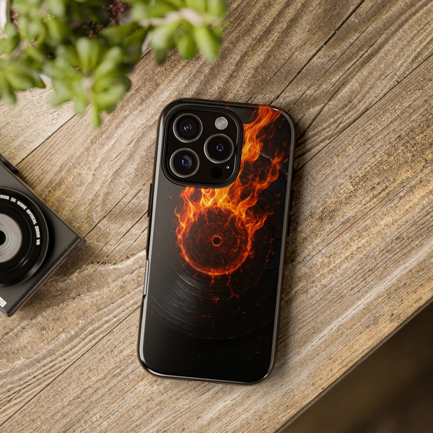 Vinyl Inferno • Apple iPhone 16 • MagSafe® Magnetic Tough Case