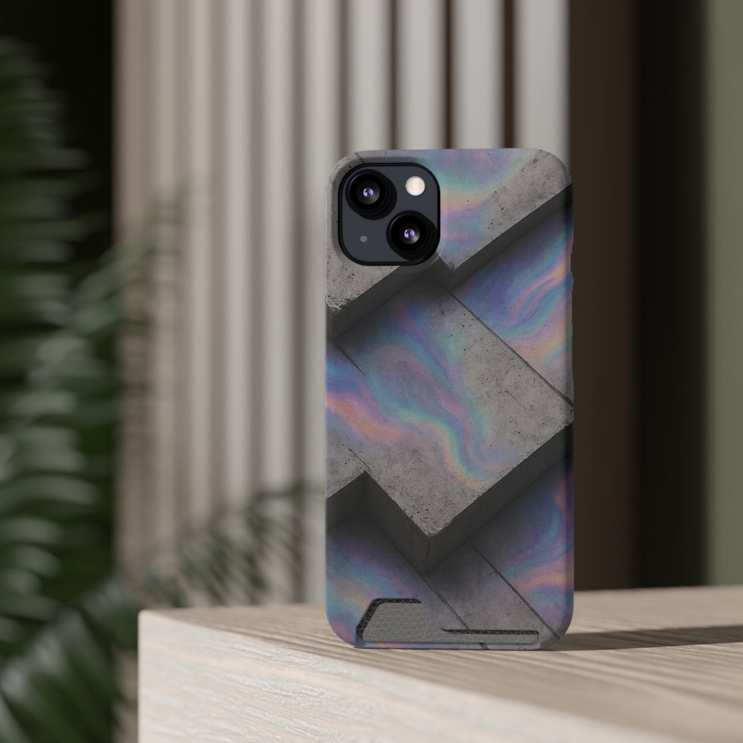 Granite Illusion • Apple iPhone 13 • MagSafe® Tough Case with Card Holder