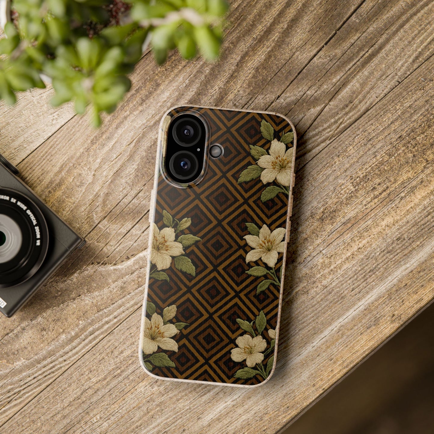 Velvet Bloom • Apple iPhone 16 Eco-Friendly Phone Case