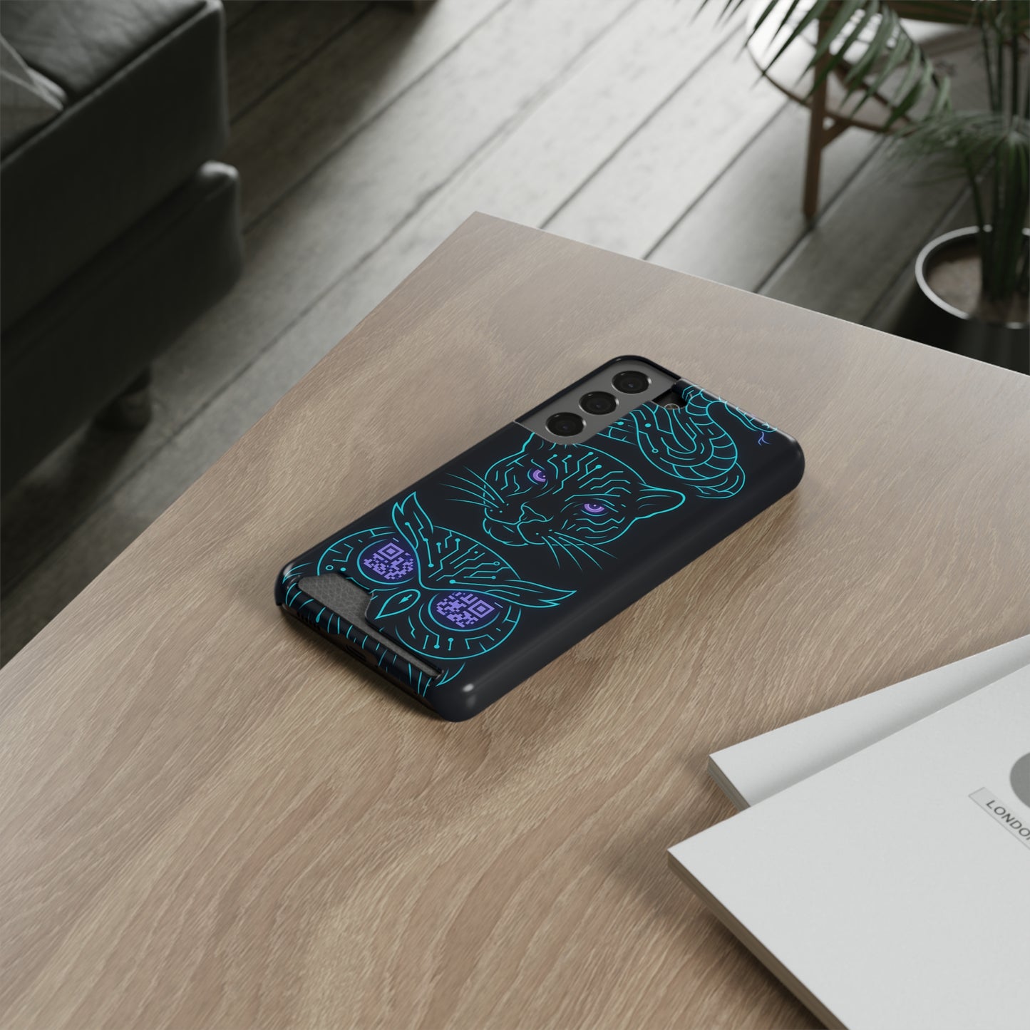 Mystic Midnight • Samsung Galaxy S22 • MagSafe® Tough Case with Card Holder
