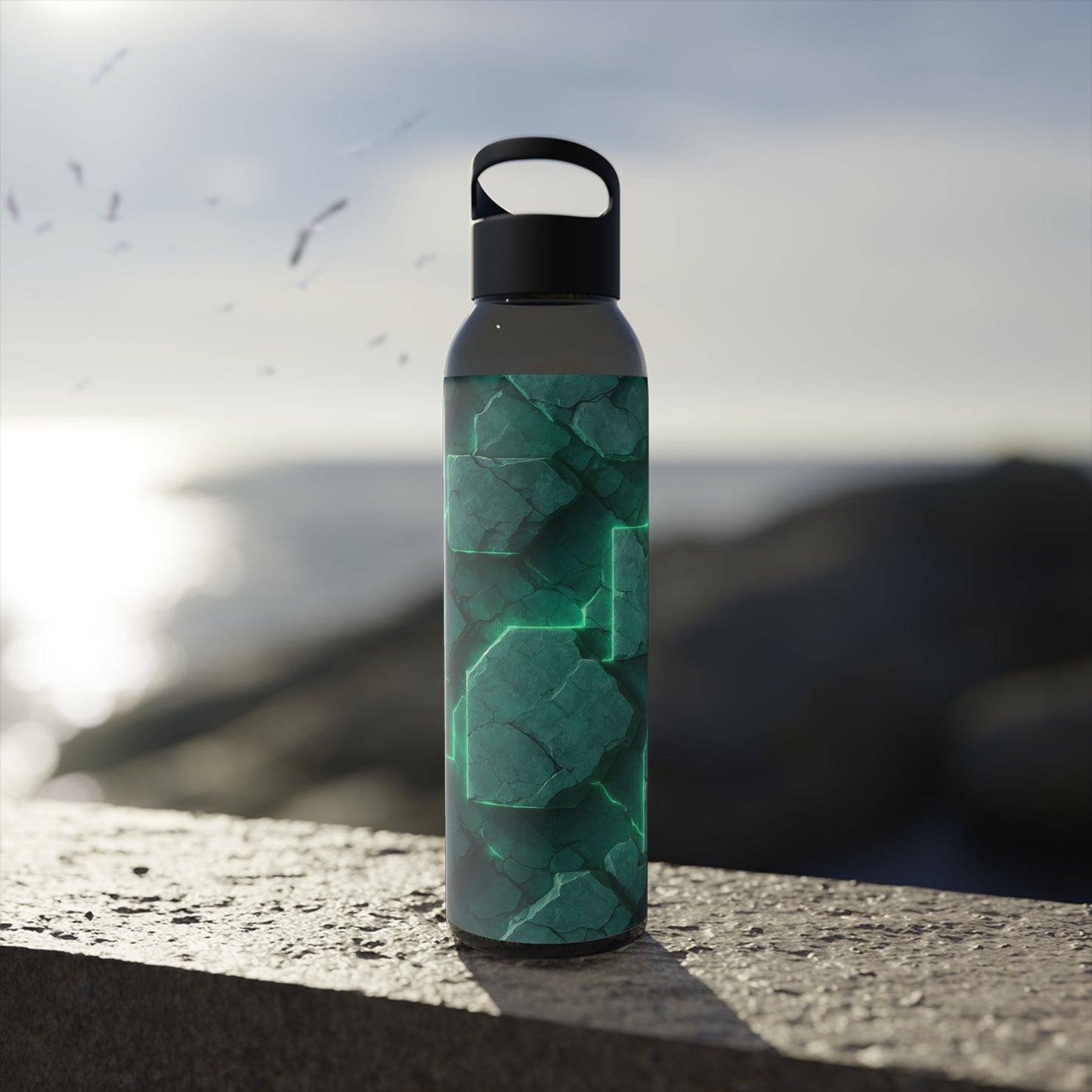 Digital Terrain • Sky Water Bottle 21.9 Oz