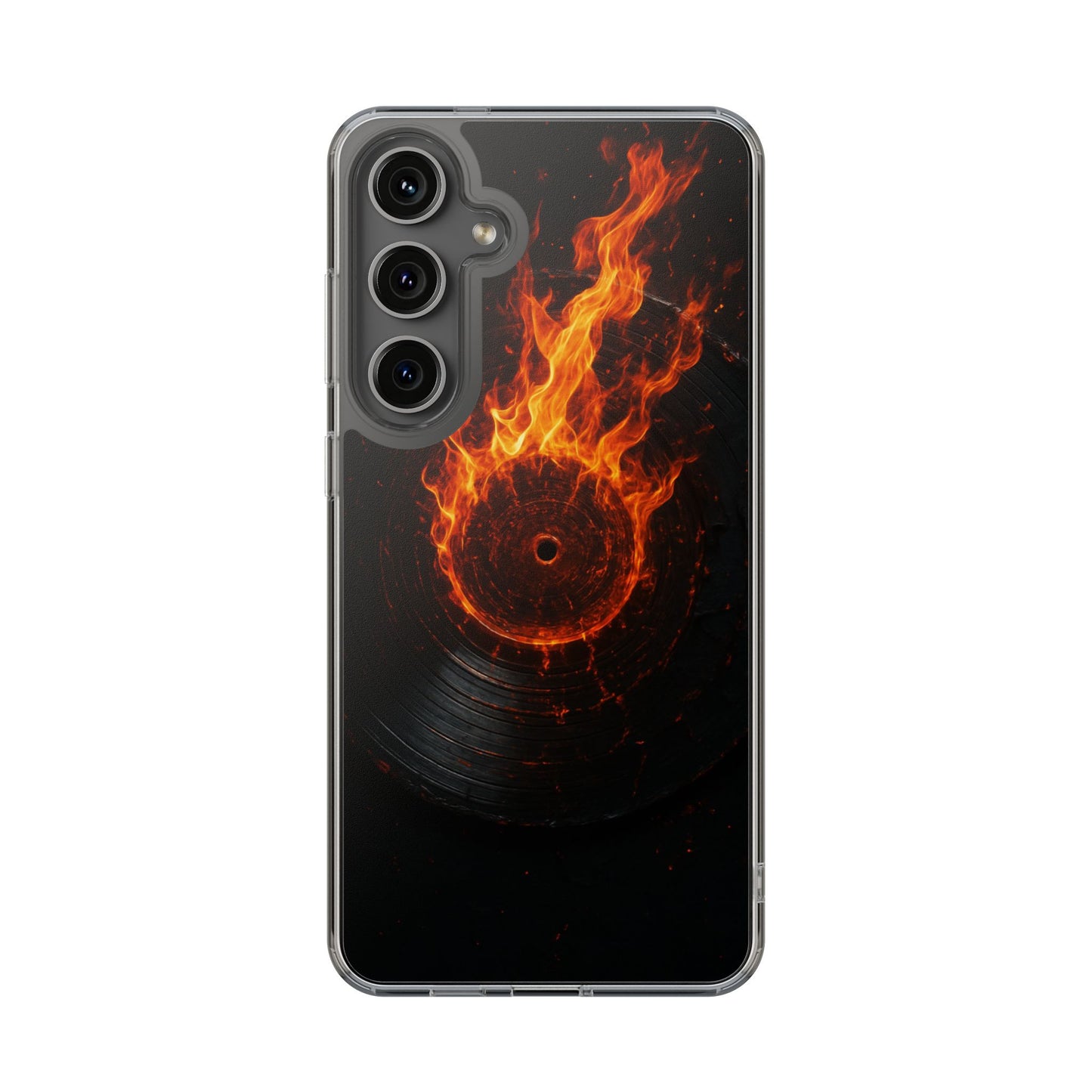 Vinyl Inferno • Samsung Galaxy S24 • Clear Case