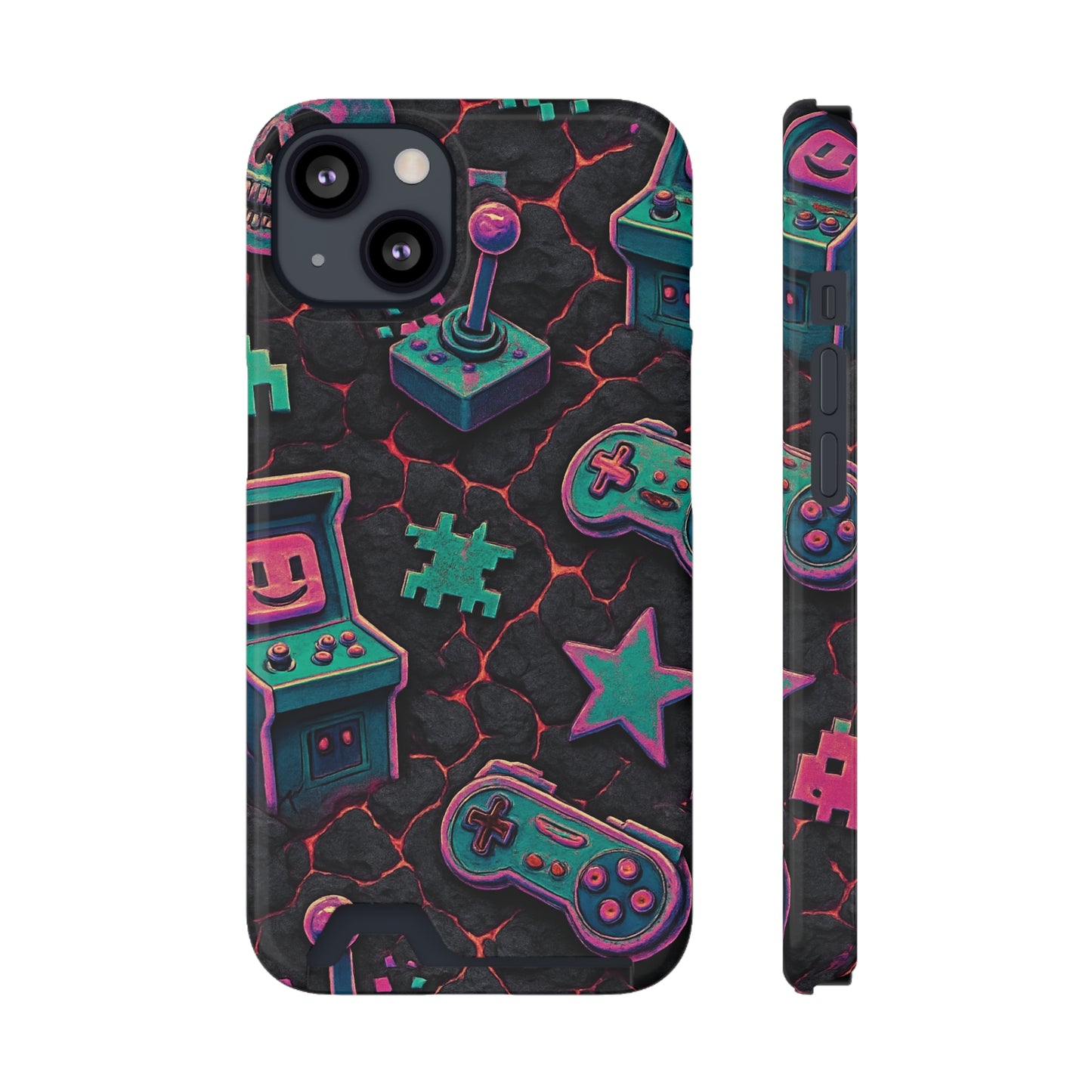 Volcanic Arcade • Apple iPhone 13 • MagSafe® Tough Case with Card Holder