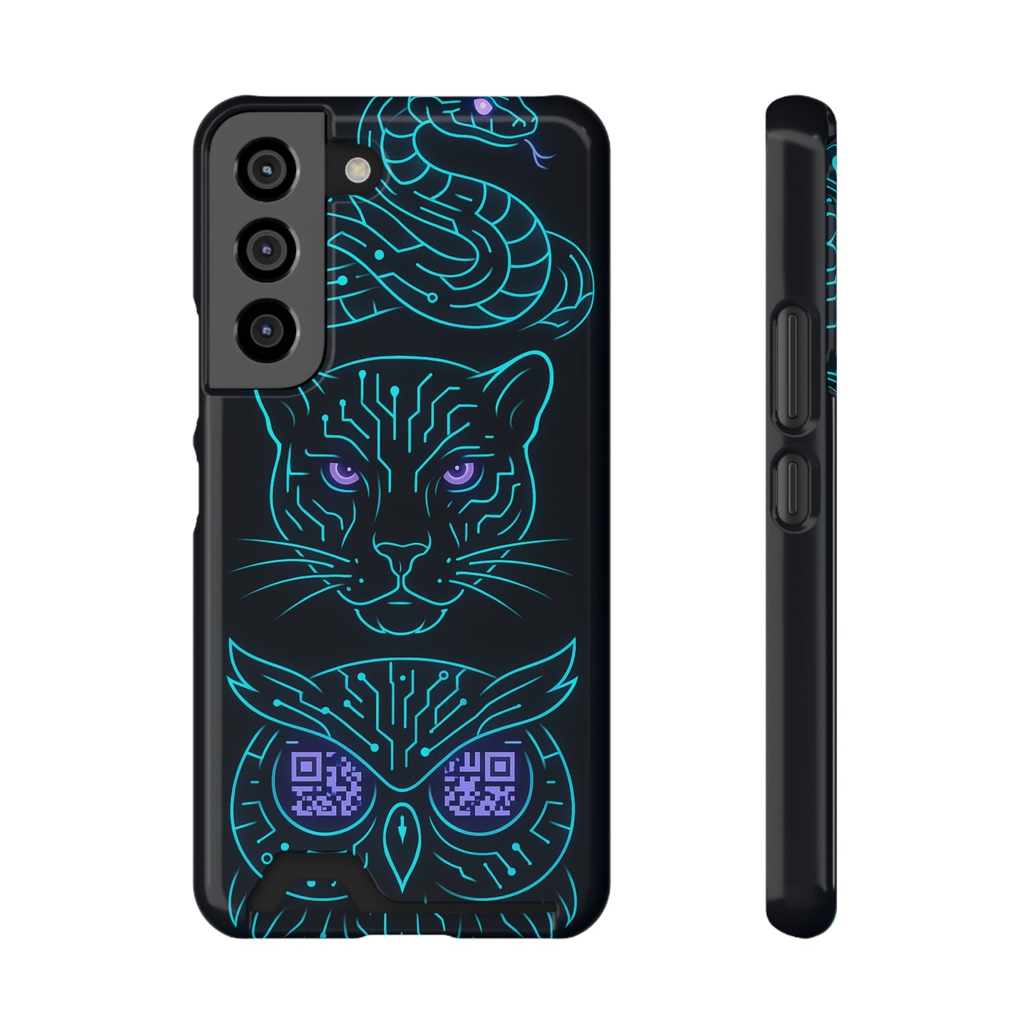 Mystic Midnight • Samsung Galaxy S22 • MagSafe® Tough Case with Card Holder