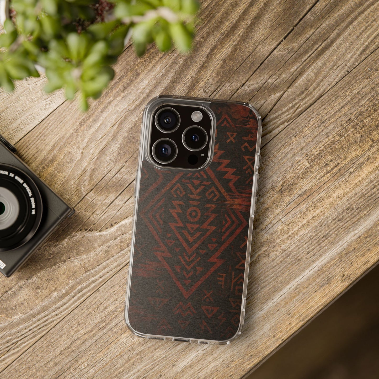 Tribal Glitch • Apple iPhone 16 • Clear Case