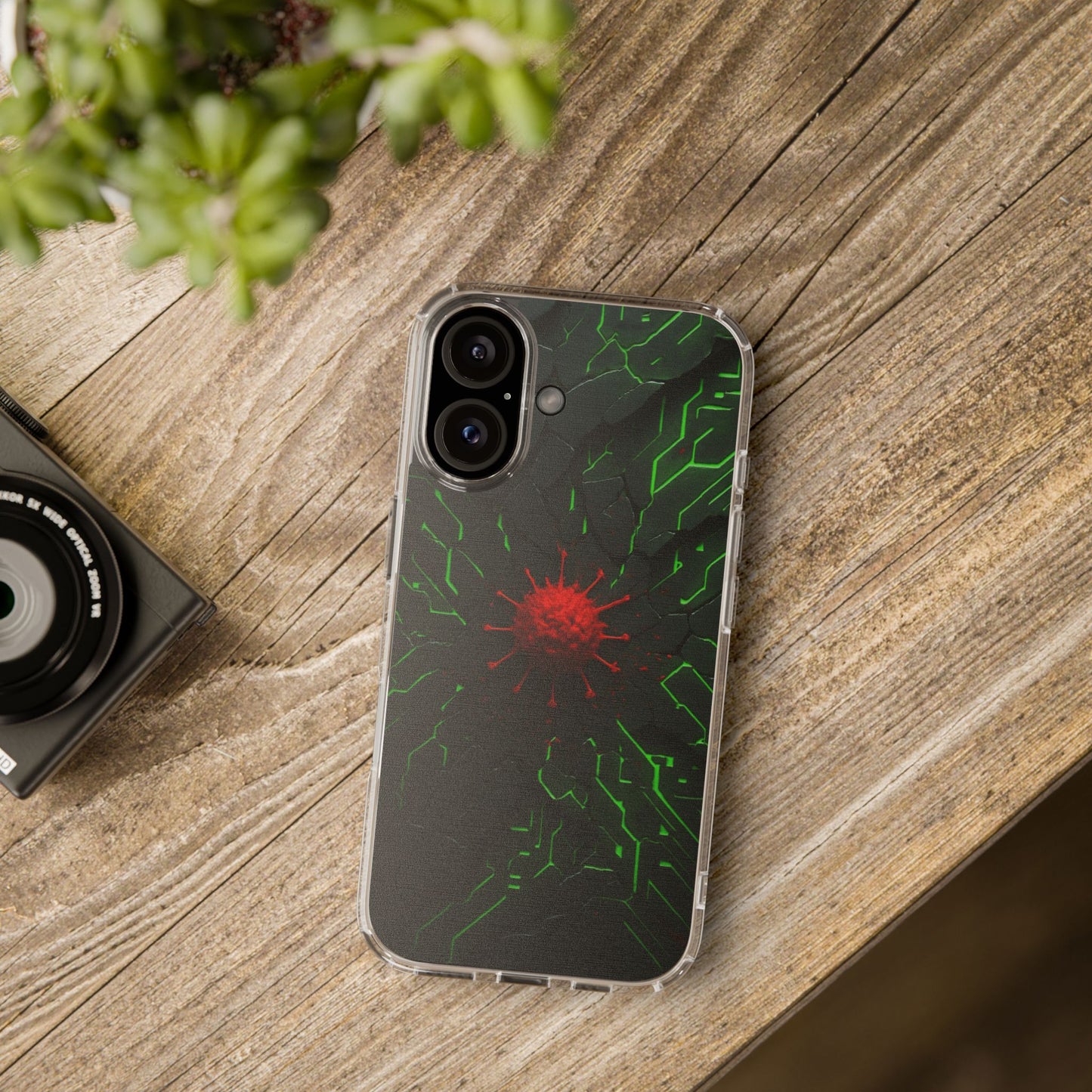 Atomic Fusion • Apple iPhone 16 • Clear Case
