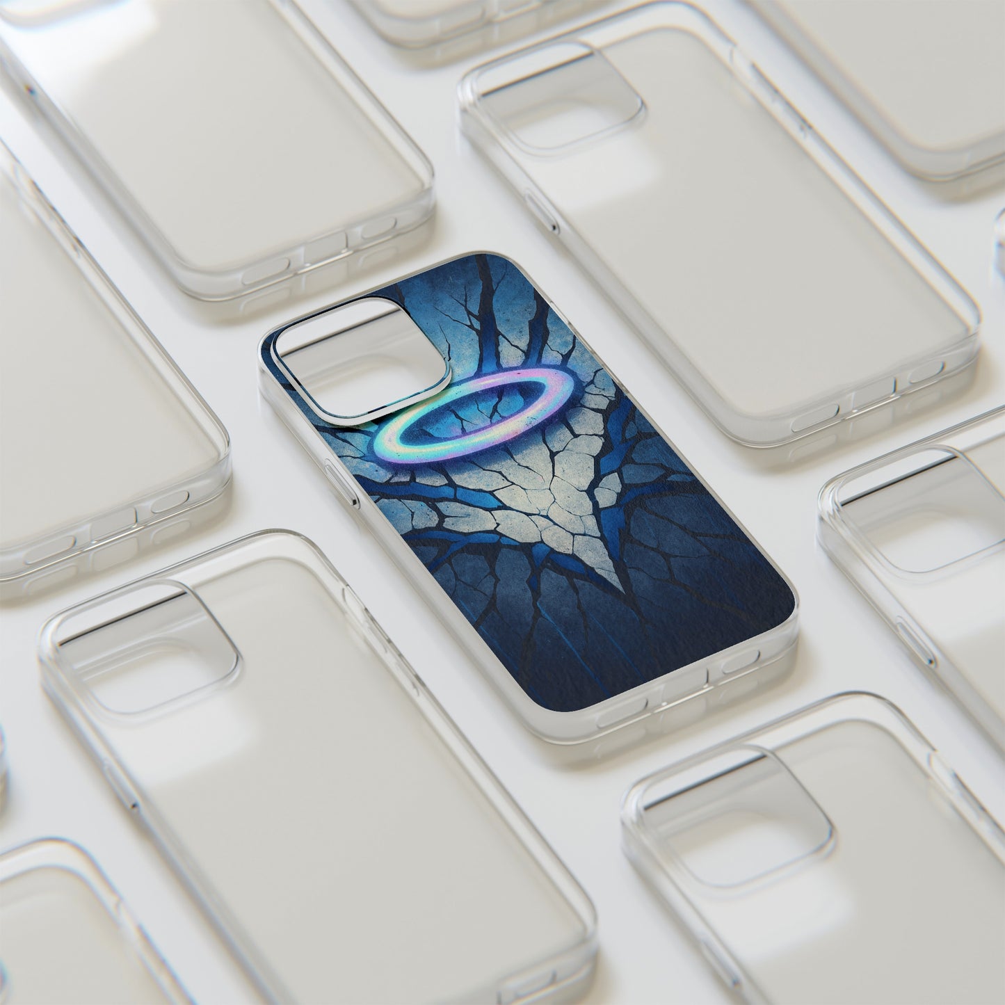 Fractured Halo • Apple iPhone 14 • Flexi Clear Case