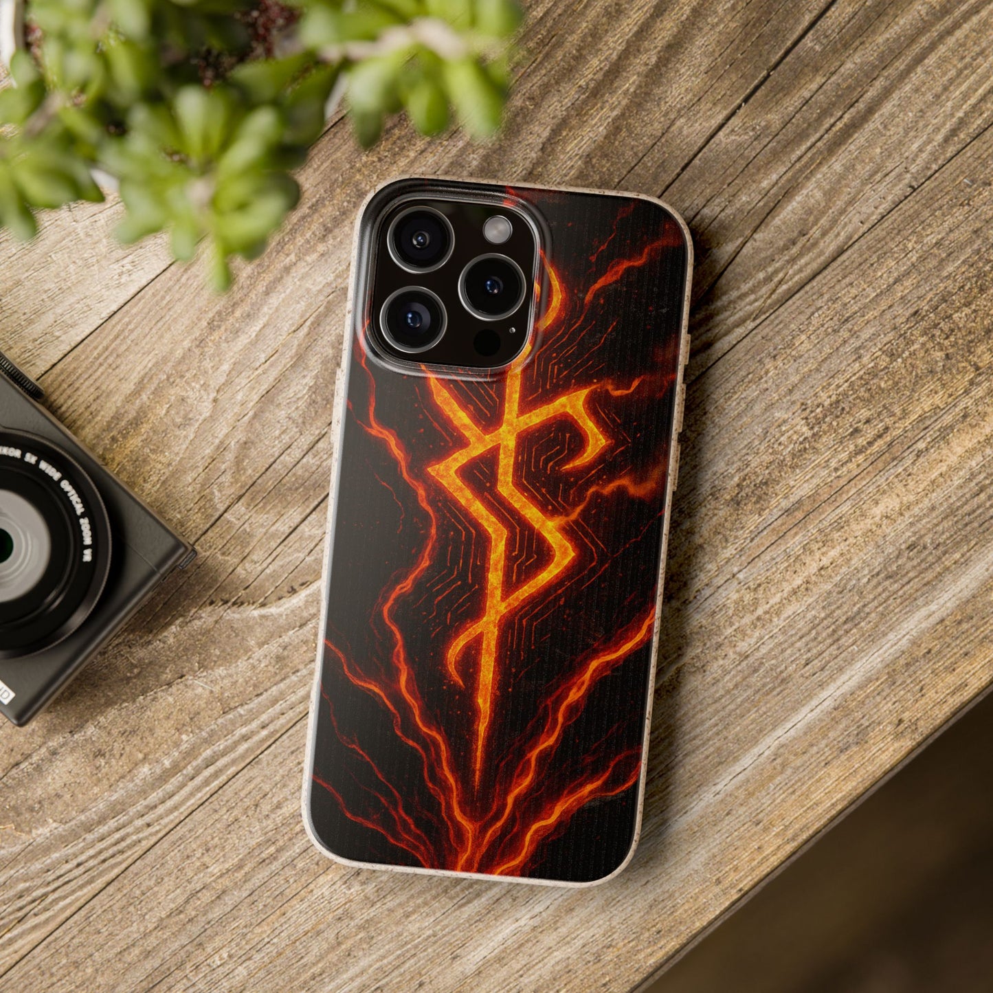 Molten Glyph • Apple iPhone 16 Eco-Friendly Phone Case