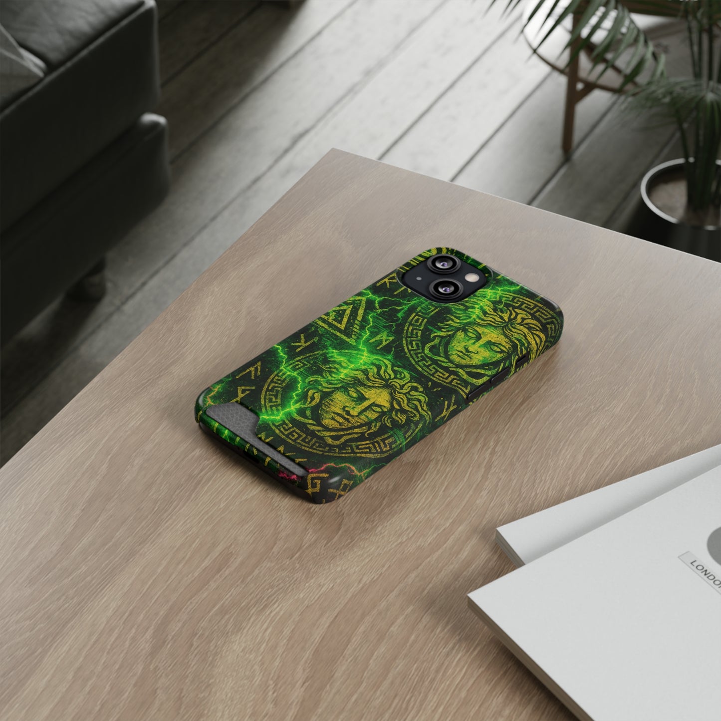 Glyph Gods • Apple iPhone 13 • MagSafe® Tough Case with Card Holder