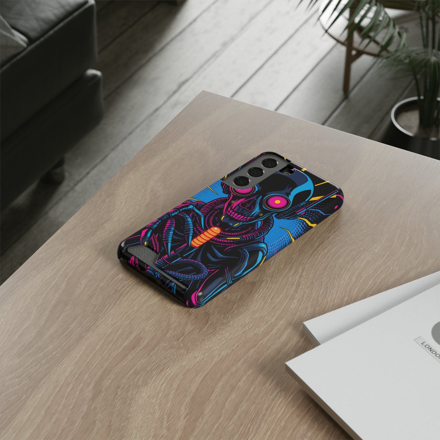 Neon Reaper • Samsung Galaxy S22 • MagSafe® Tough Case with Card Holder