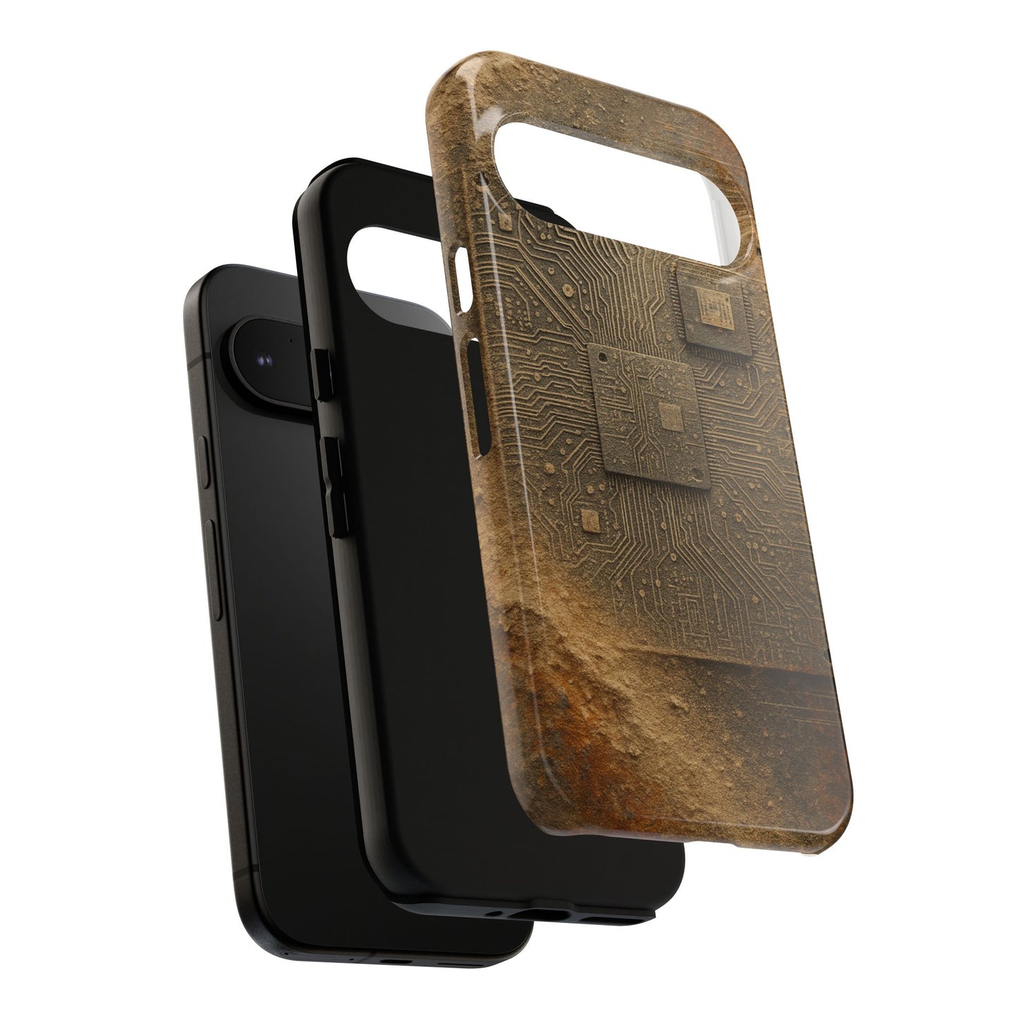 Sand Circuit • Google Pixel 9 • MagSafe® Magnetic Tough Case