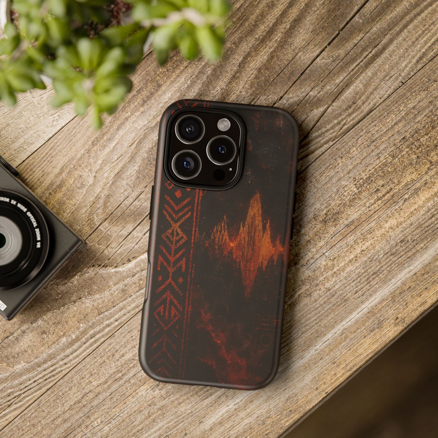 Tribal Pulse • Apple iPhone 16 • MagSafe® Magnetic Tough Case