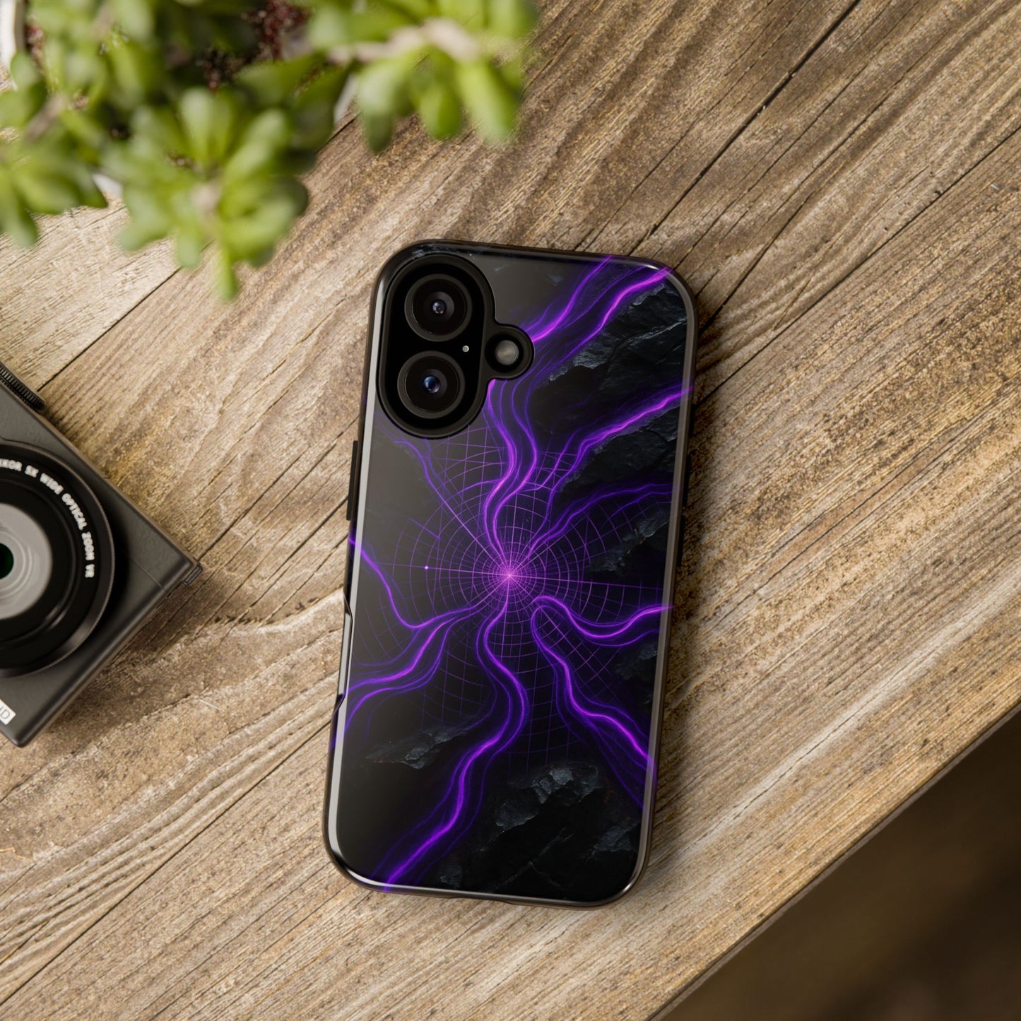 Pulse Grid • Apple iPhone 16 • MagSafe® Magnetic Tough Case