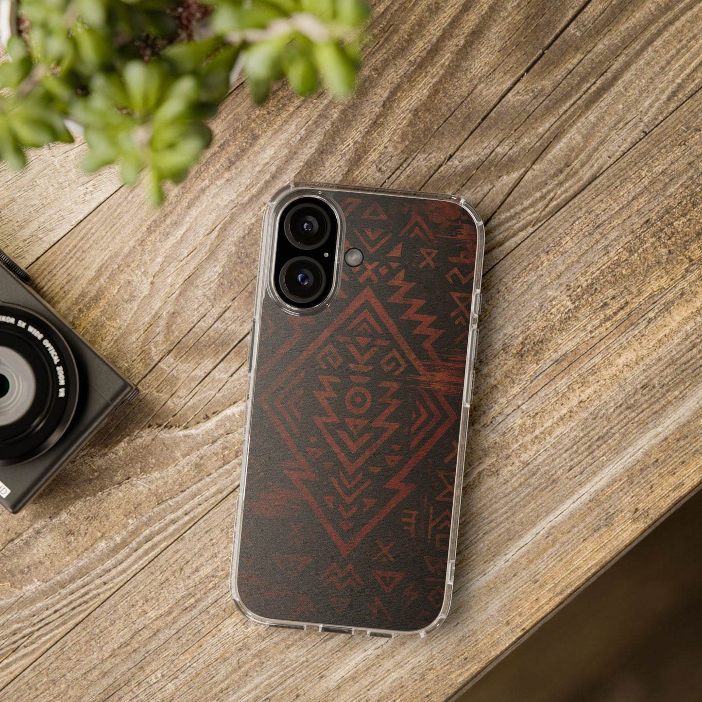 Tribal Glitch • Apple iPhone 16 • Clear Case