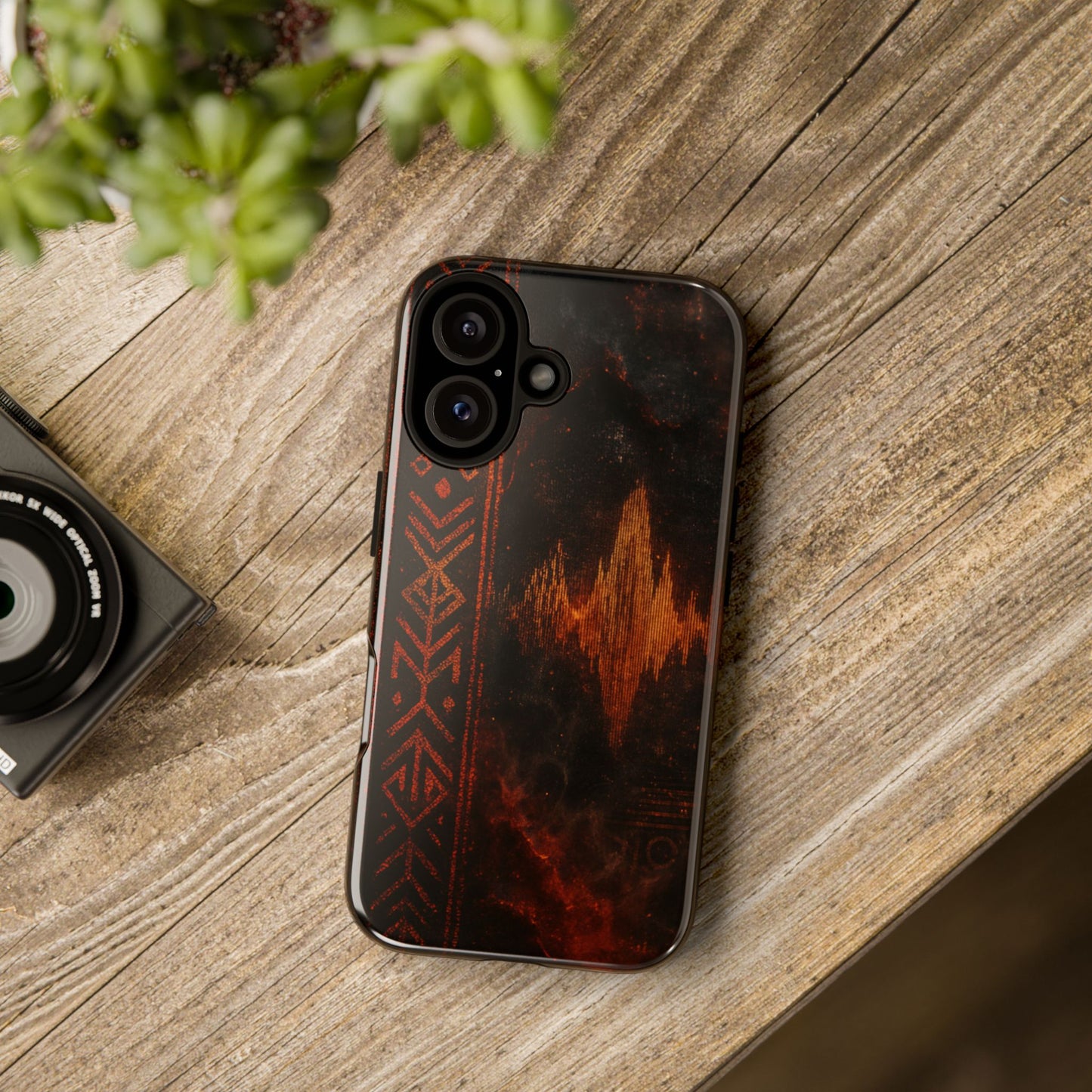 Tribal Pulse • Apple iPhone 16 • MagSafe® Magnetic Tough Case