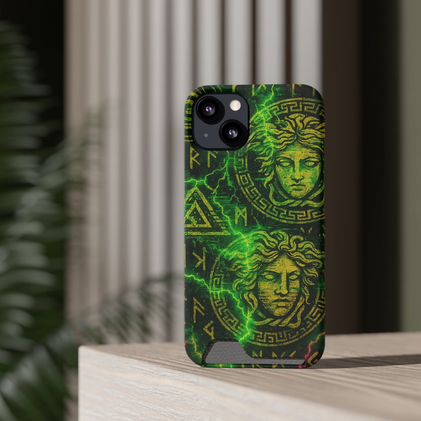 Glyph Gods • Apple iPhone 13 • MagSafe® Tough Case with Card Holder