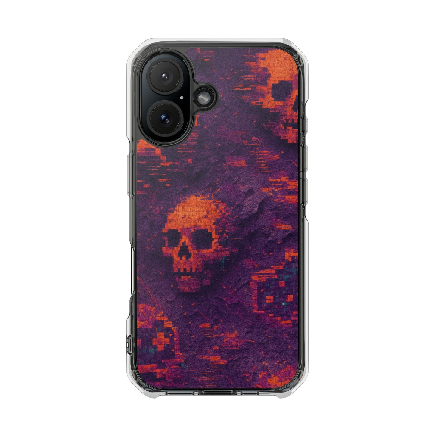 Death Glitch • Apple iPhone 16 • MagSafe® Clear Case