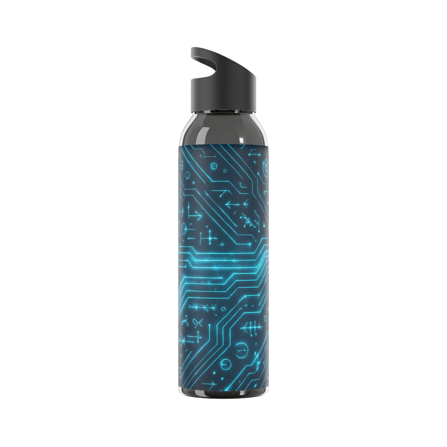 Circuit Glyph • Sky Water Bottle 21.9 Oz
