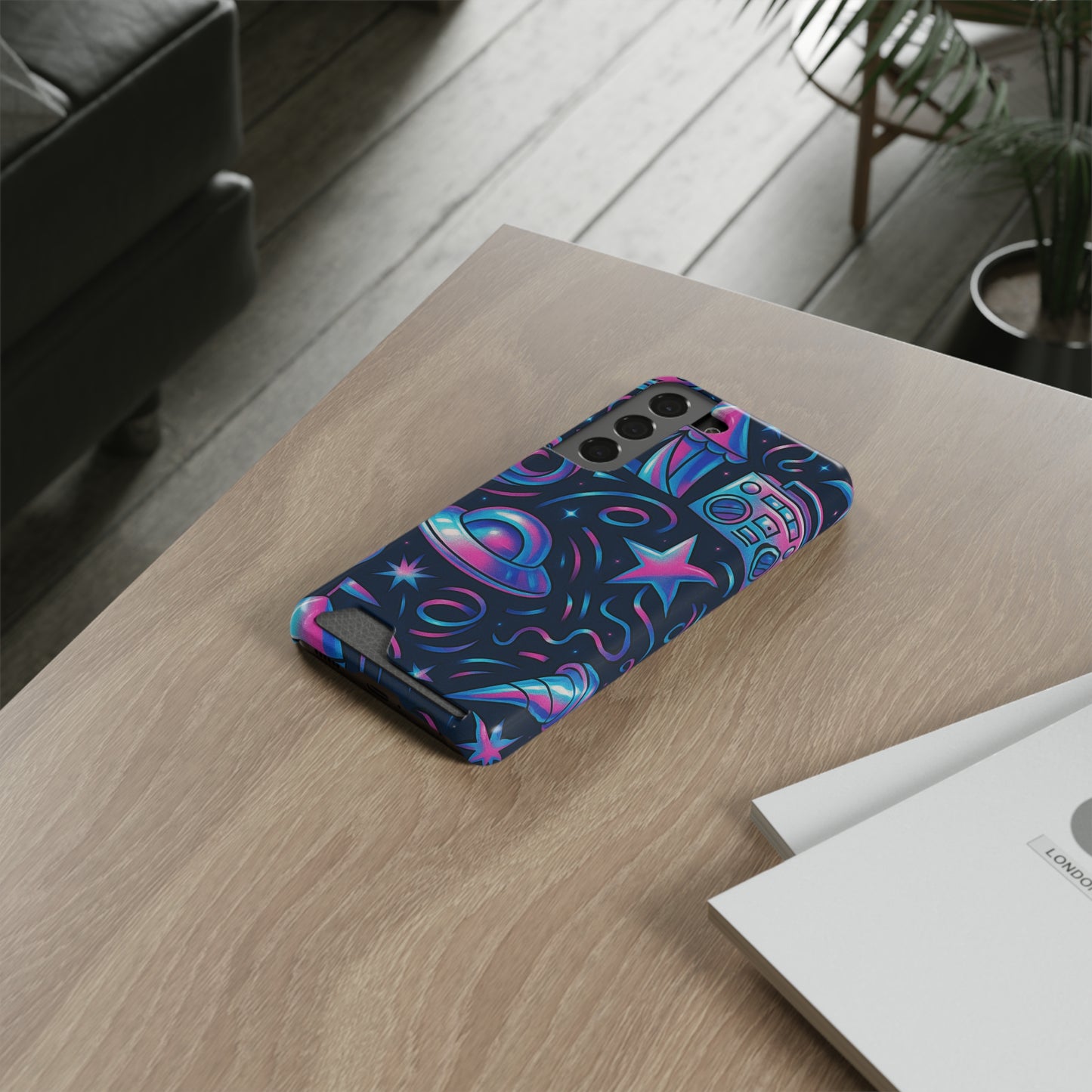 Cosmic Carnival • Samsung Galaxy S22 • MagSafe® Tough Case with Card Holder