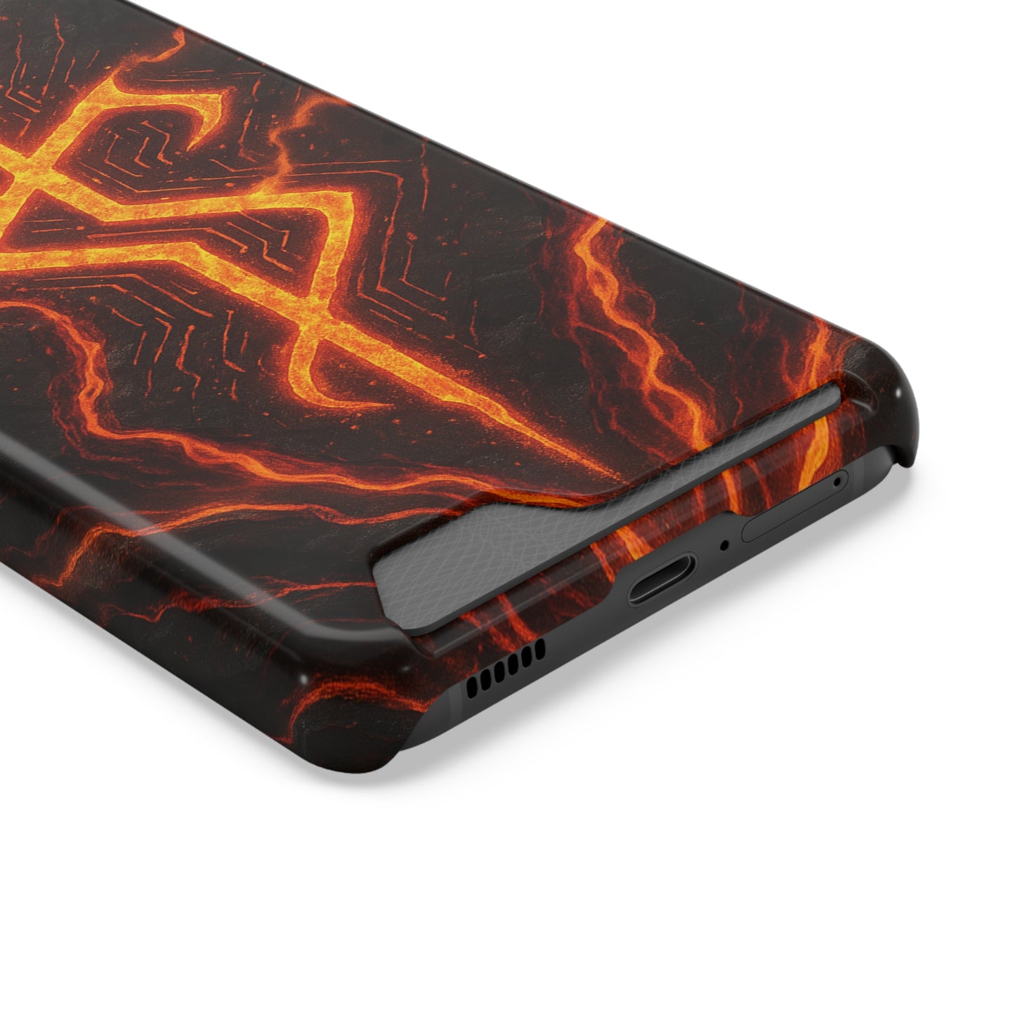 Molten Glyph • Samsung Galaxy S22 • MagSafe® Tough Case with Card Holder