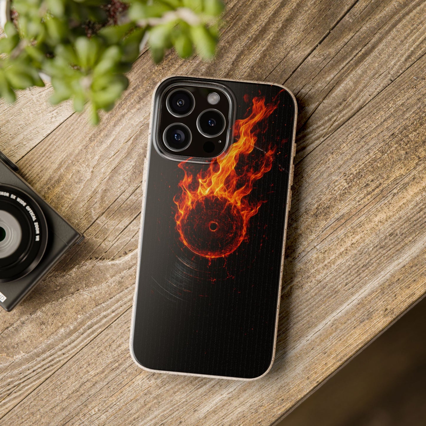 Vinyl Inferno • Apple iPhone 16 Eco-Friendly Phone Case