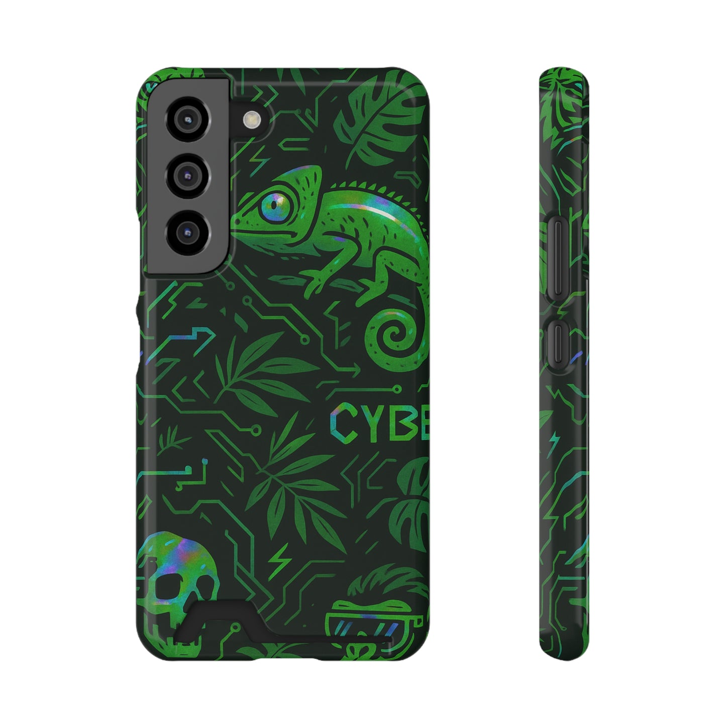 Digital Jungle • Samsung Galaxy S22 • MagSafe® Tough Case with Card Holder