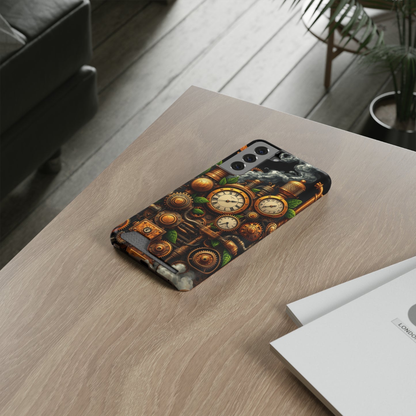 Steampunk Signal • Samsung Galaxy S21 • MagSafe® Tough Case with Card Holder