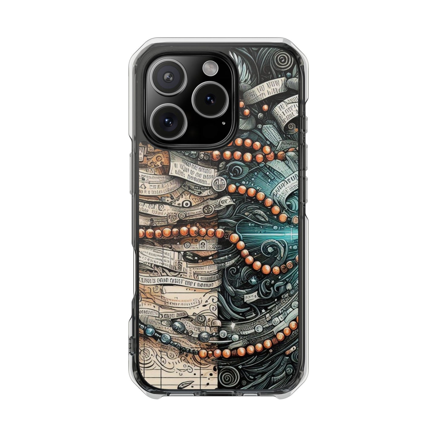 Aeros Divide • Apple iPhone 16 • MagSafe® Clear Case