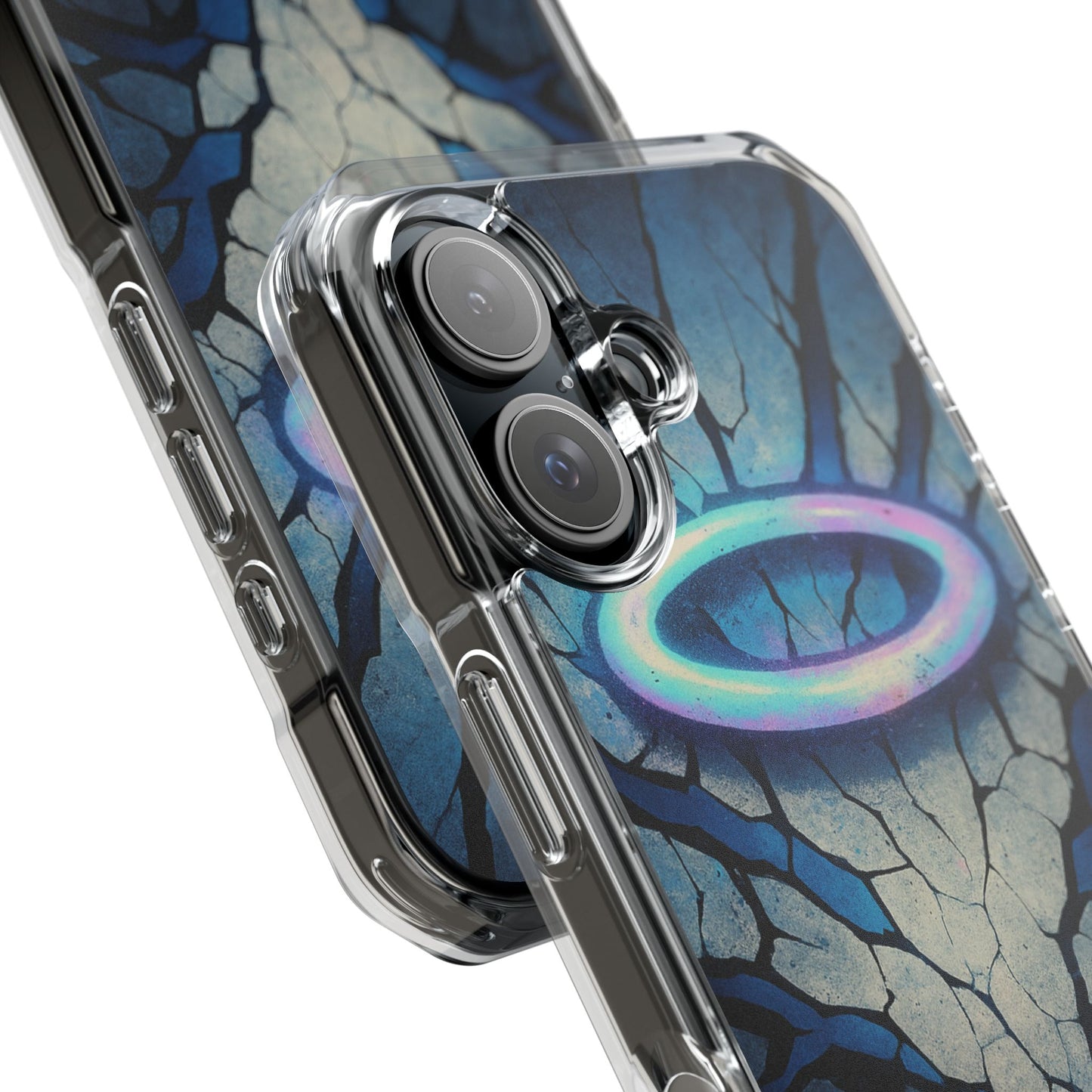 Fractured Halo • Apple iPhone 16 • MagSafe® Clear Case