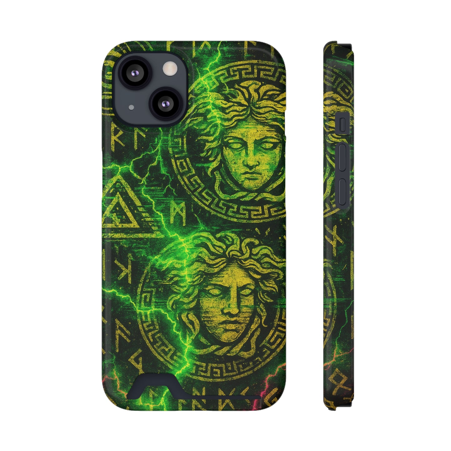 Glyph Gods • Apple iPhone 13 • MagSafe® Tough Case with Card Holder