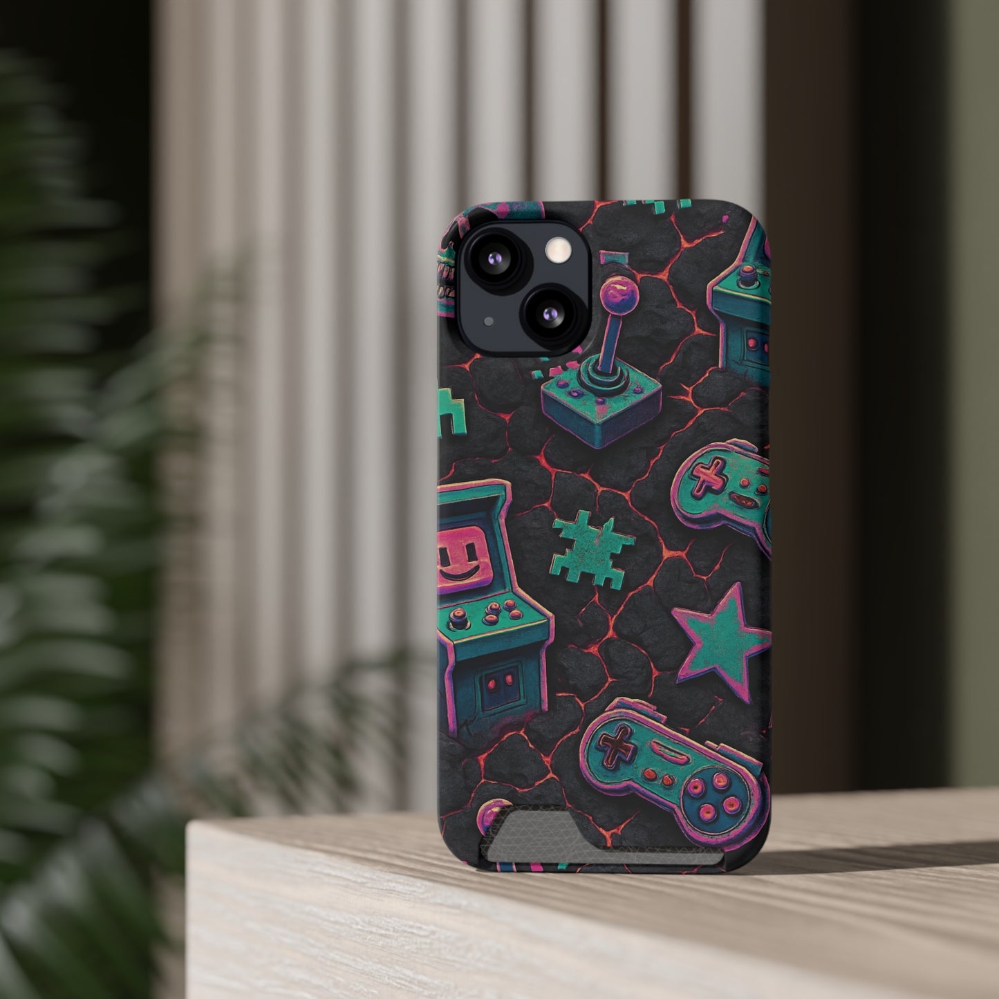 Volcanic Arcade • Apple iPhone 13 • MagSafe® Tough Case with Card Holder