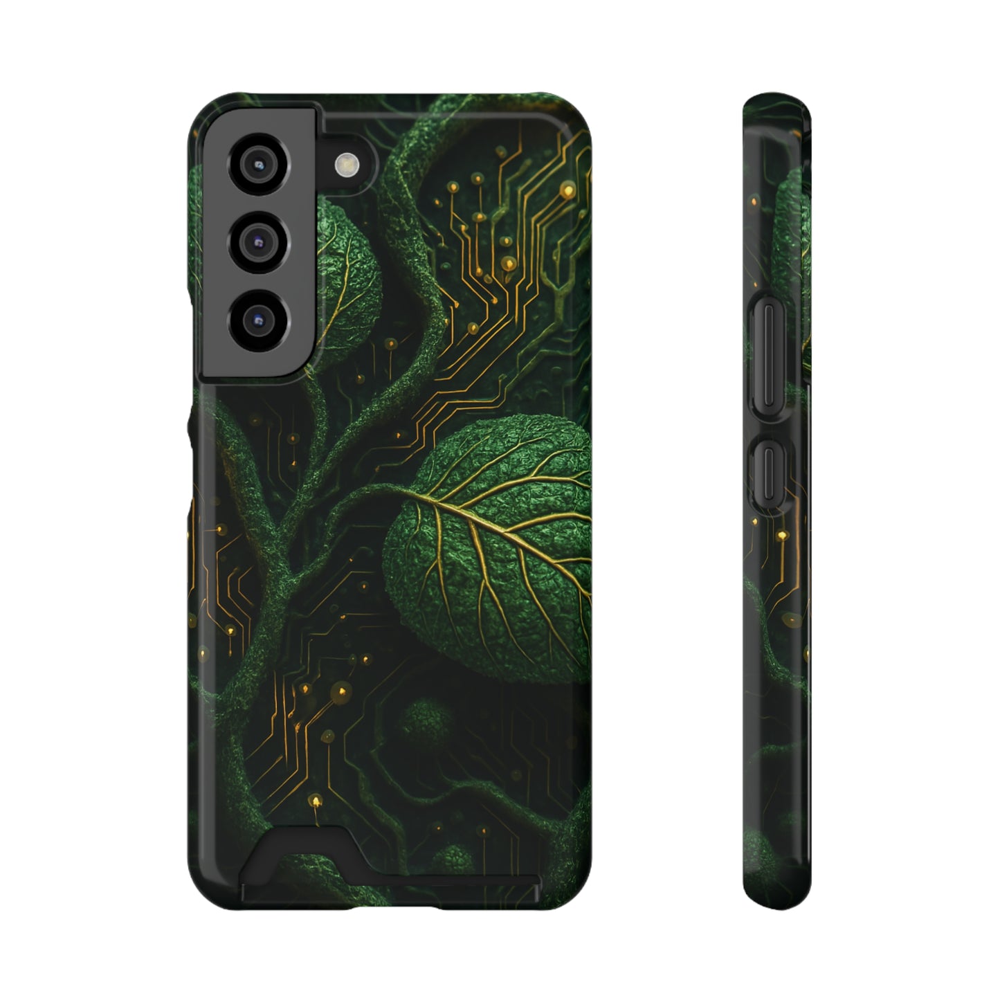 Tech Flora • Samsung Galaxy S22 • MagSafe® Tough Case with Card Holder