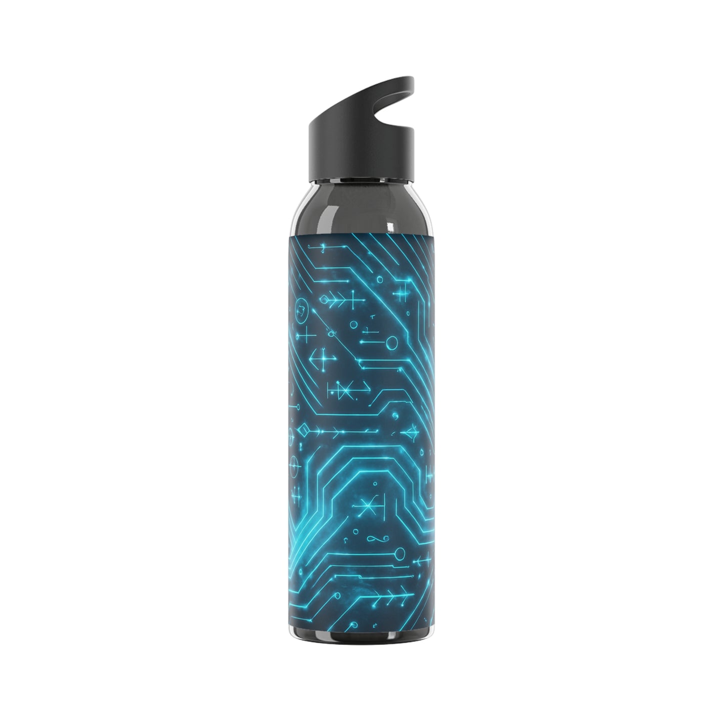 Circuit Glyph • Sky Water Bottle 21.9 Oz