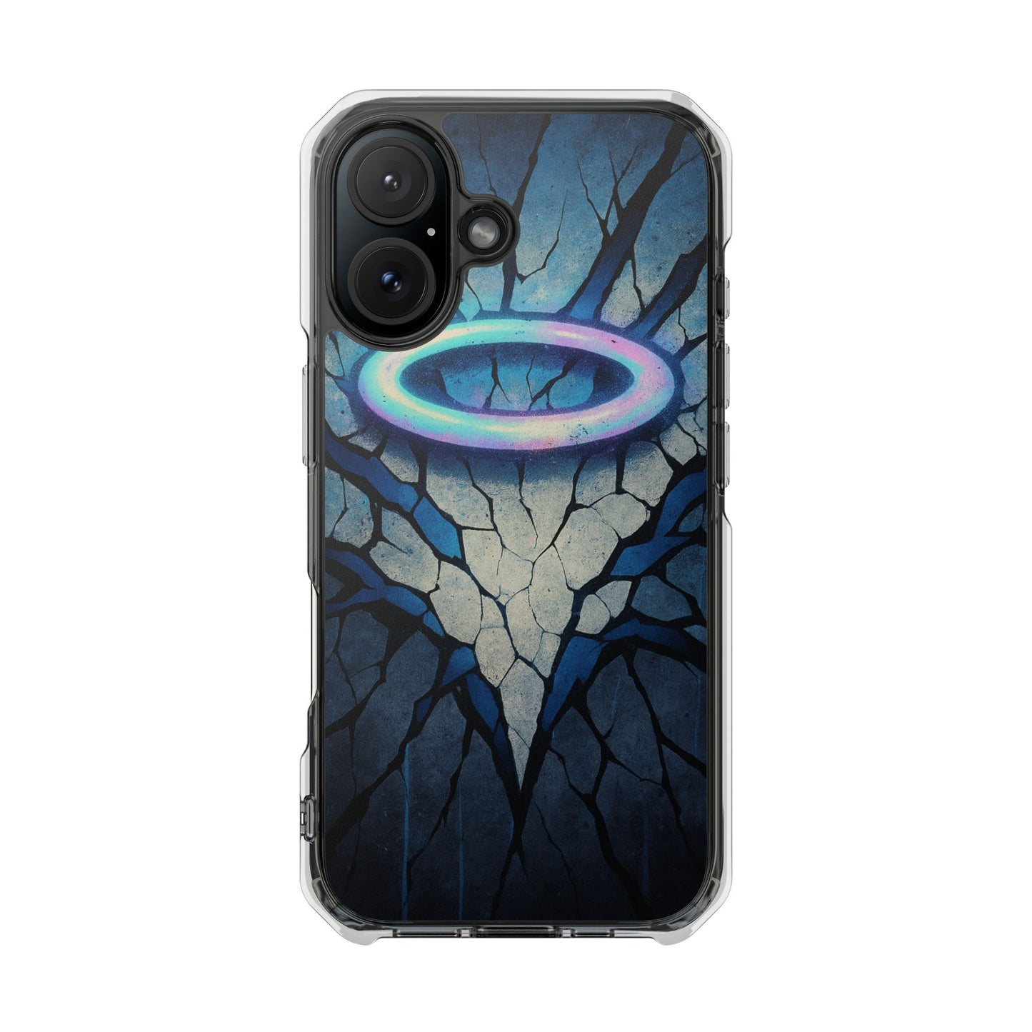 Fractured Halo • Apple iPhone 16 • MagSafe® Clear Case