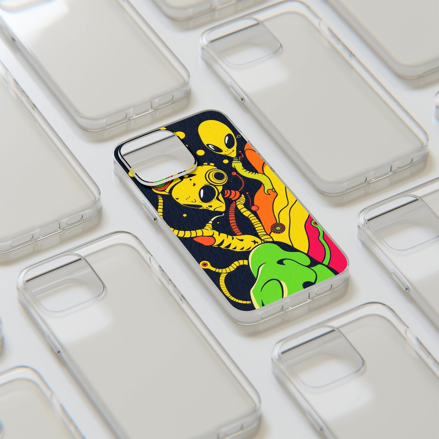 Tentacle Takeover • Apple iPhone 14 • Flexi Clear Case