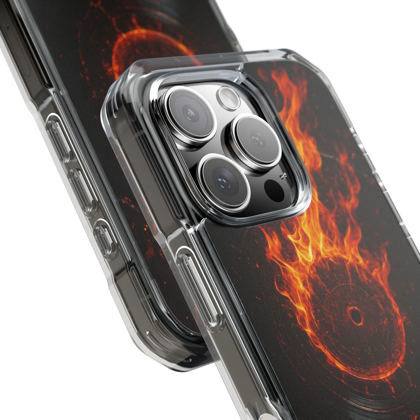 Vinyl Inferno • Apple iPhone 16 • MagSafe® Clear Case