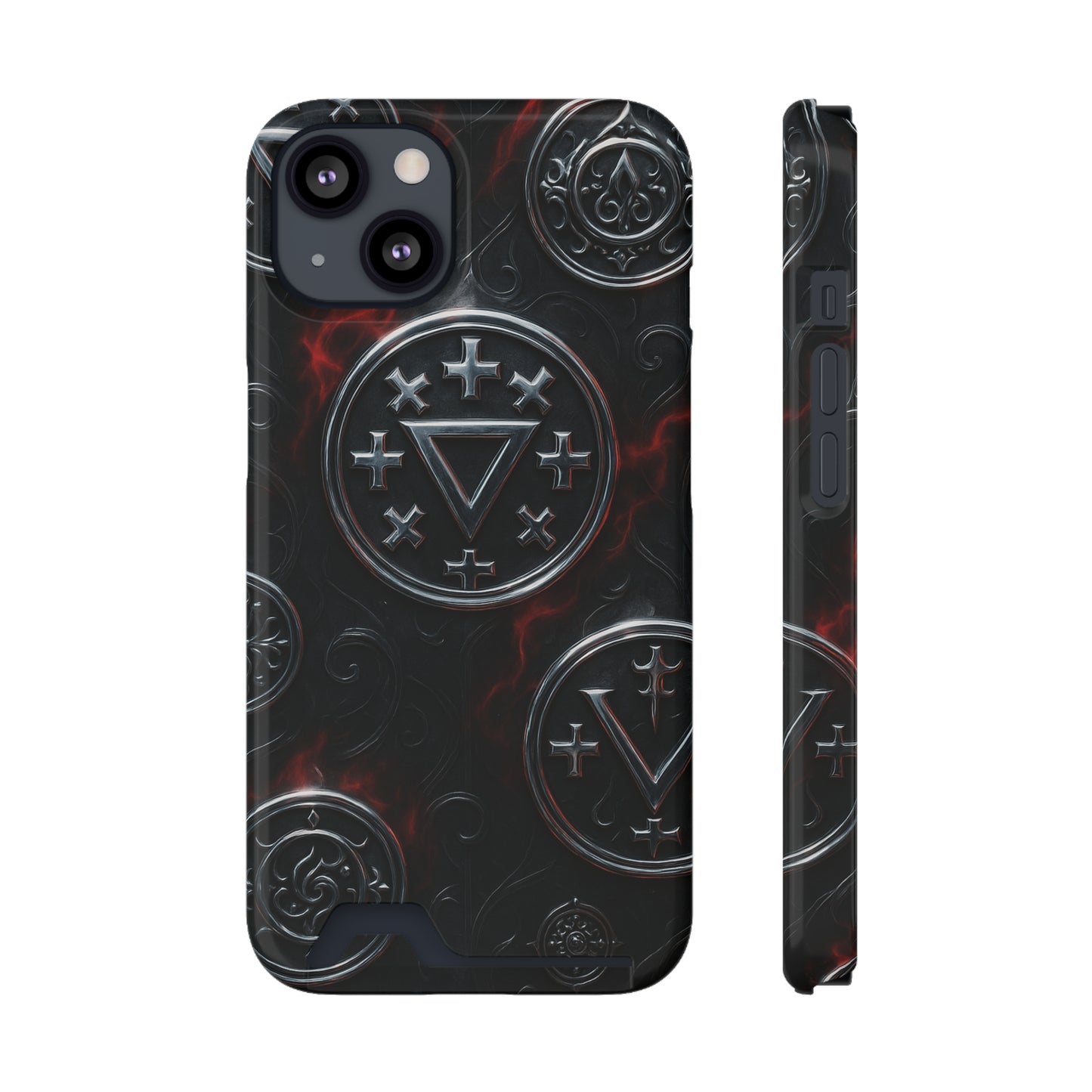 Aether Signal • Apple iPhone 13 • MagSafe® Tough Case with Card Holder