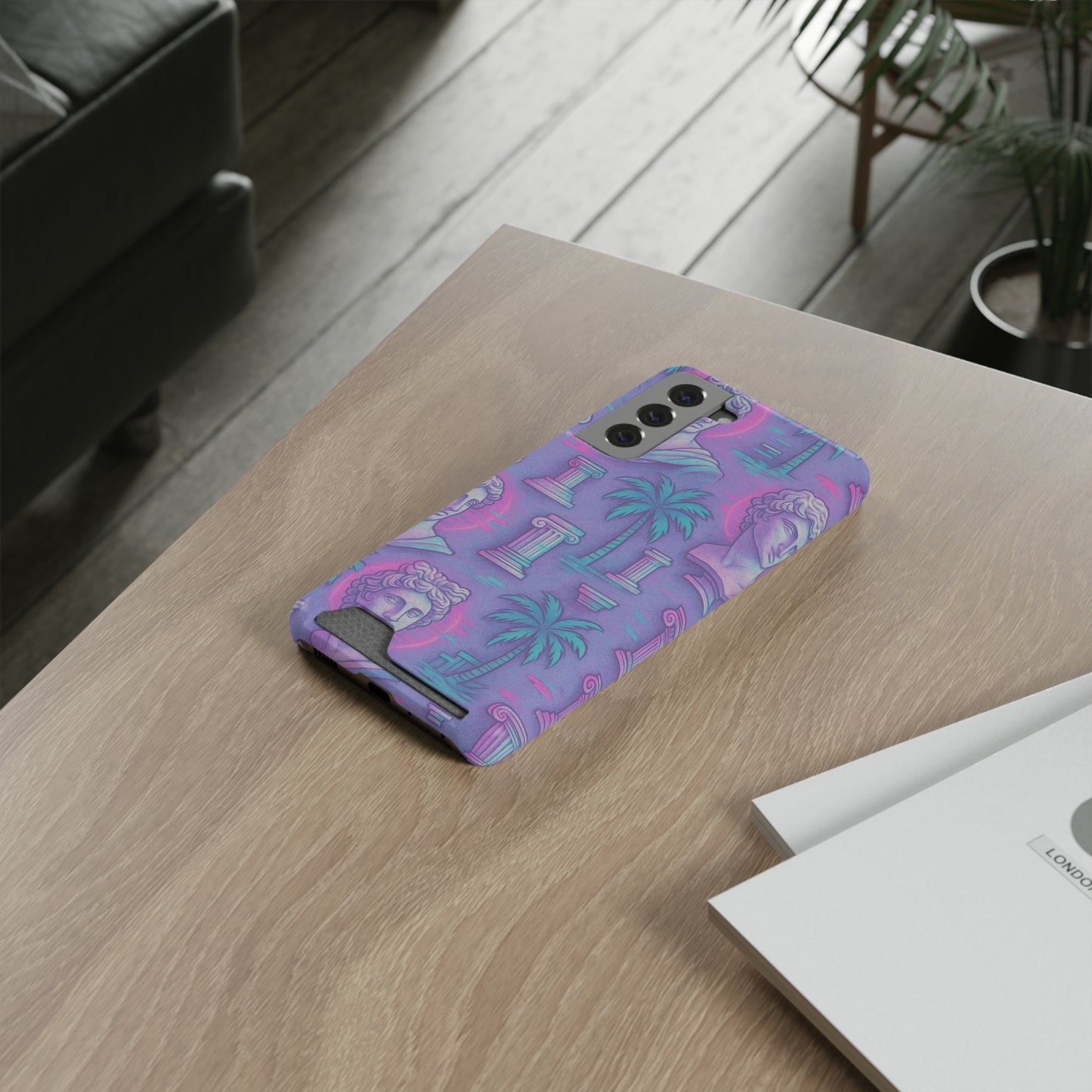 Pillars and Palms • Samsung Galaxy S21 • MagSafe® Tough Case with Card Holder