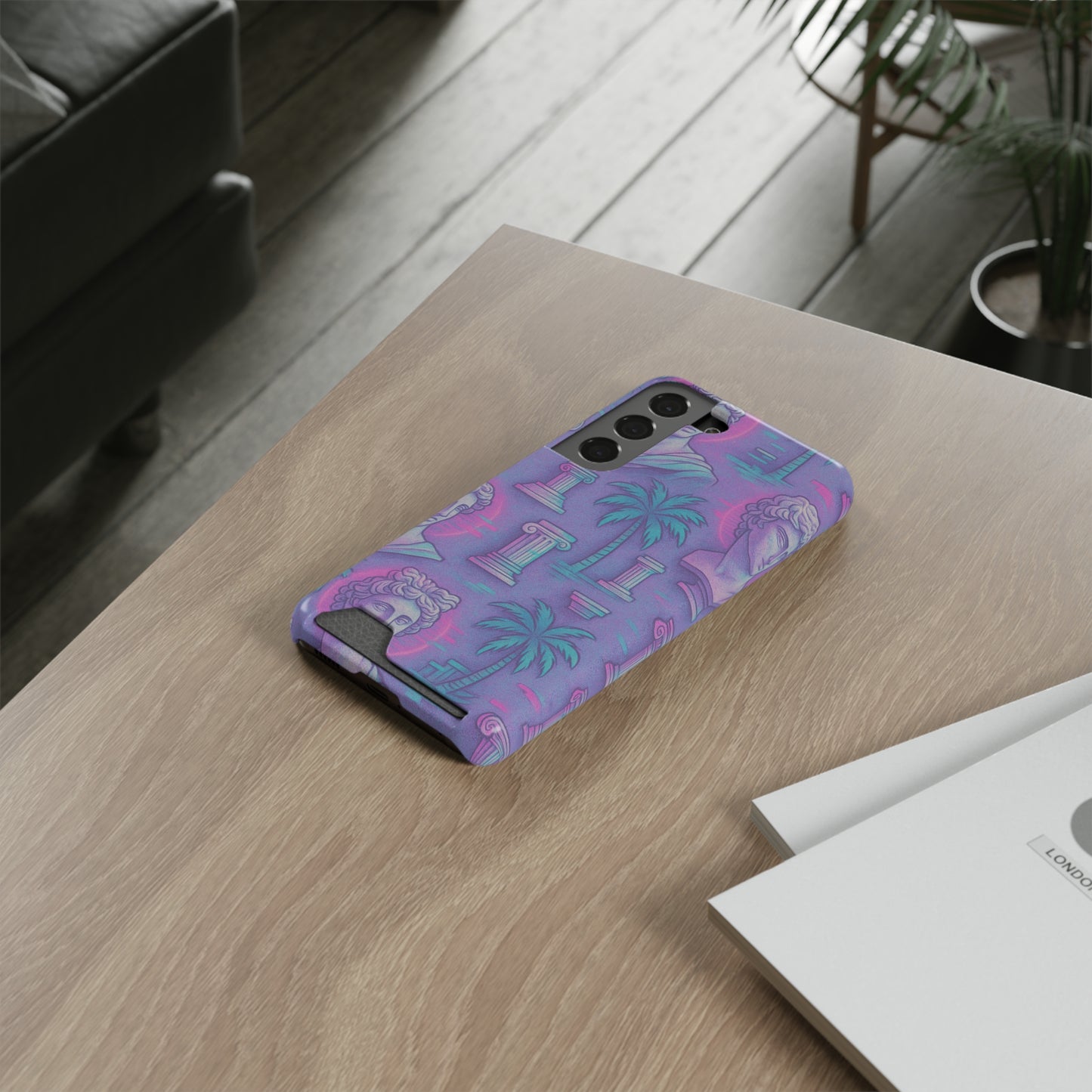 Pillars and Palms • Samsung Galaxy S22 • MagSafe® Tough Case with Card Holder
