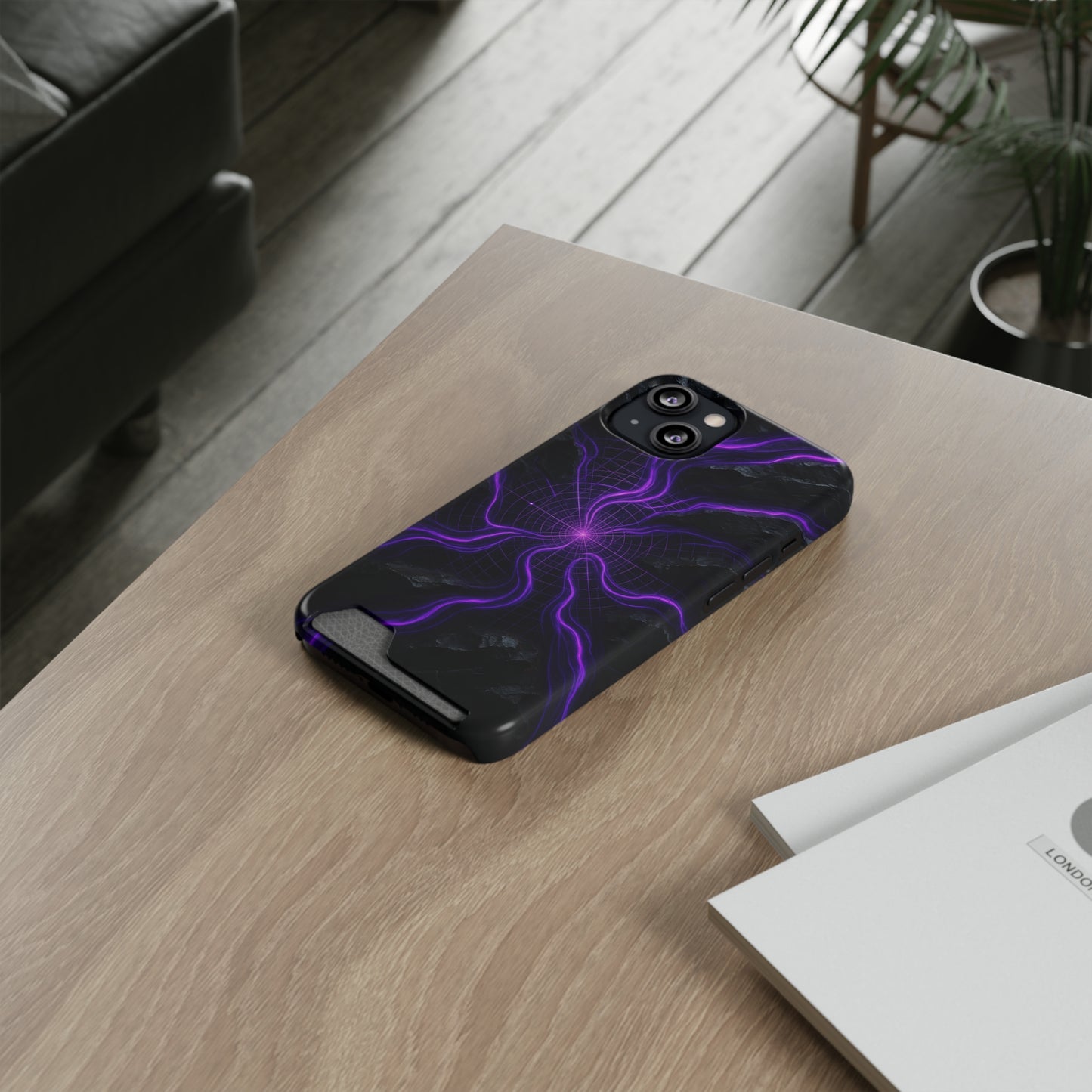 Pulse Grid • Apple iPhone 13 • MagSafe® Tough Case with Card Holder