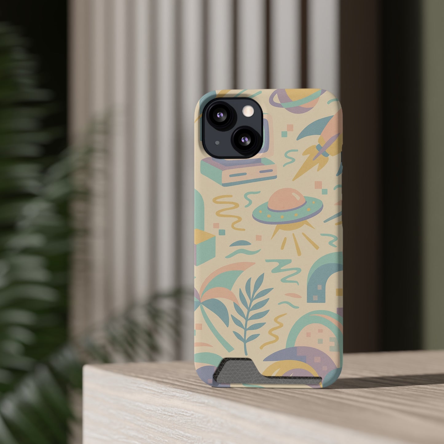Galactic Whimsy • Apple iPhone 13 • MagSafe® Tough Case with Card Holder