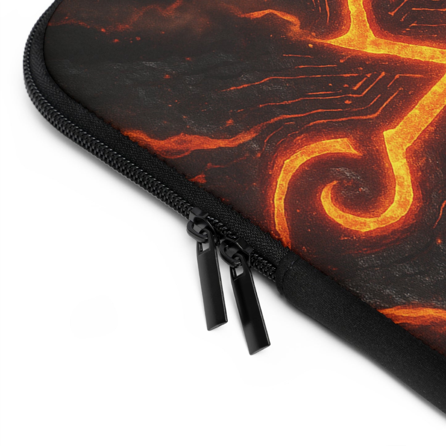 Molten Glyph • Dual Zipper Laptop Sleeve