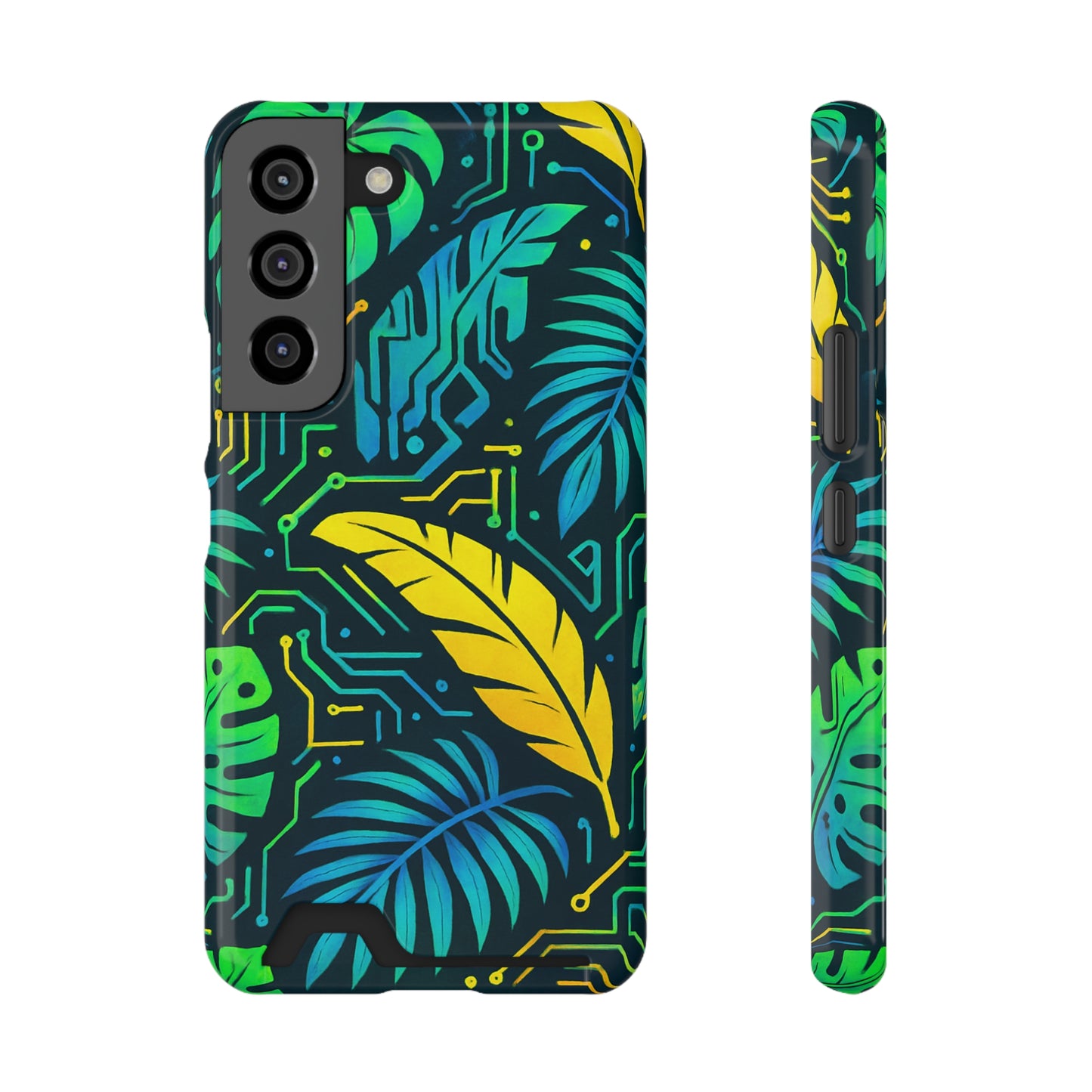 Cyber Tropics • Samsung Galaxy S22 • MagSafe® Tough Case with Card Holder