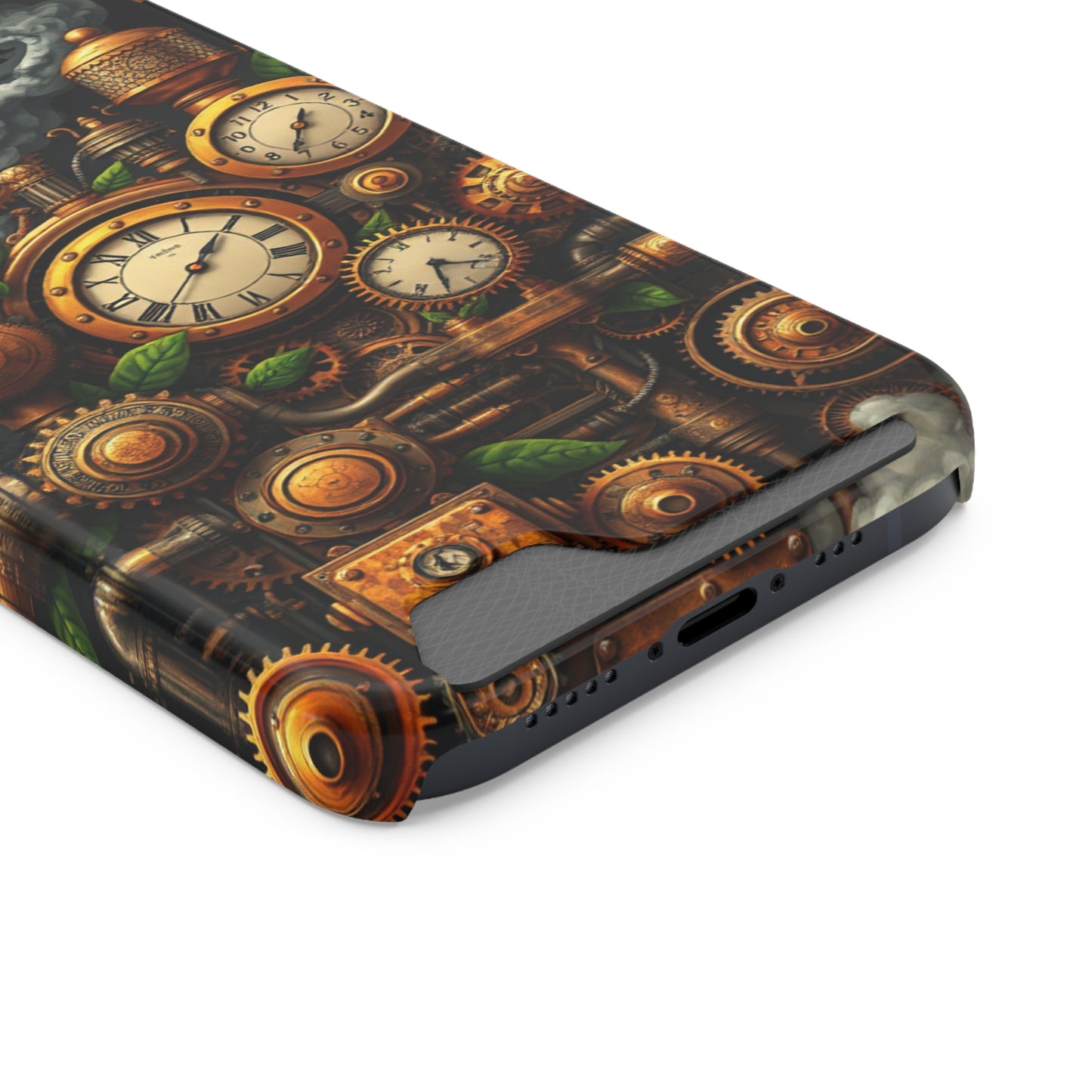 Steampunk Signal • Apple iPhone 13 • MagSafe® Tough Case with Card Holder