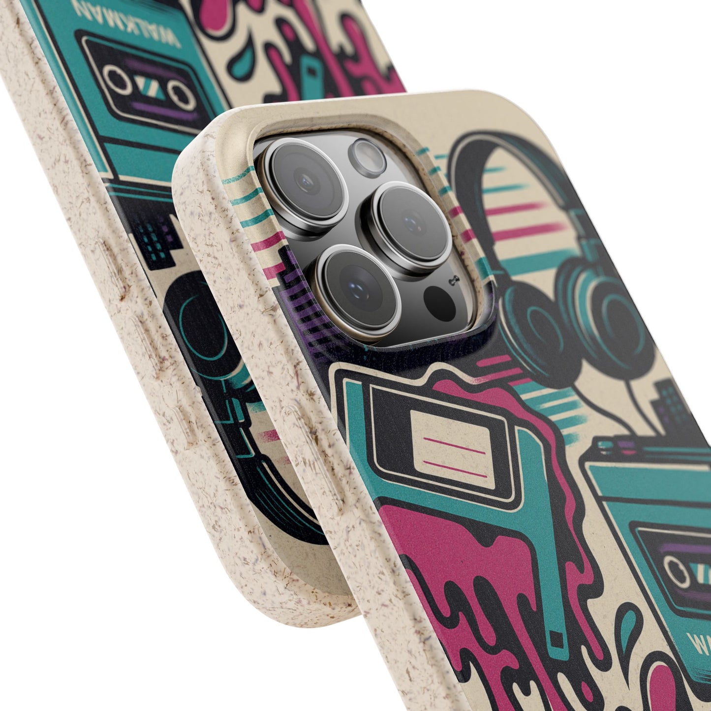 Retro Beats • Apple iPhone 16 Eco-Friendly Phone Case